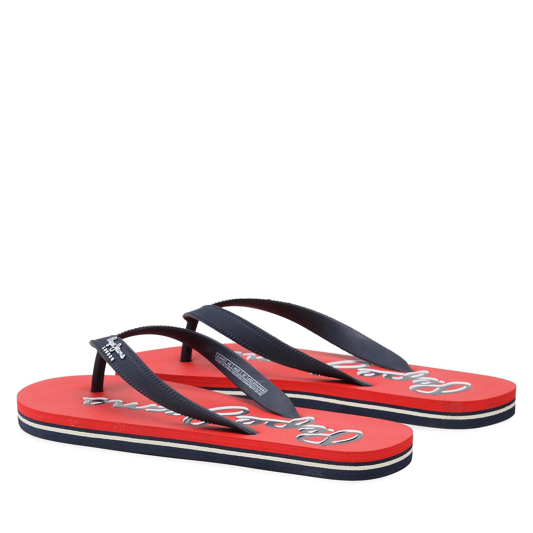 Pepe Jeans Žabky Bay Beach Logo M PMS70129 Čierna - Pepit.sk