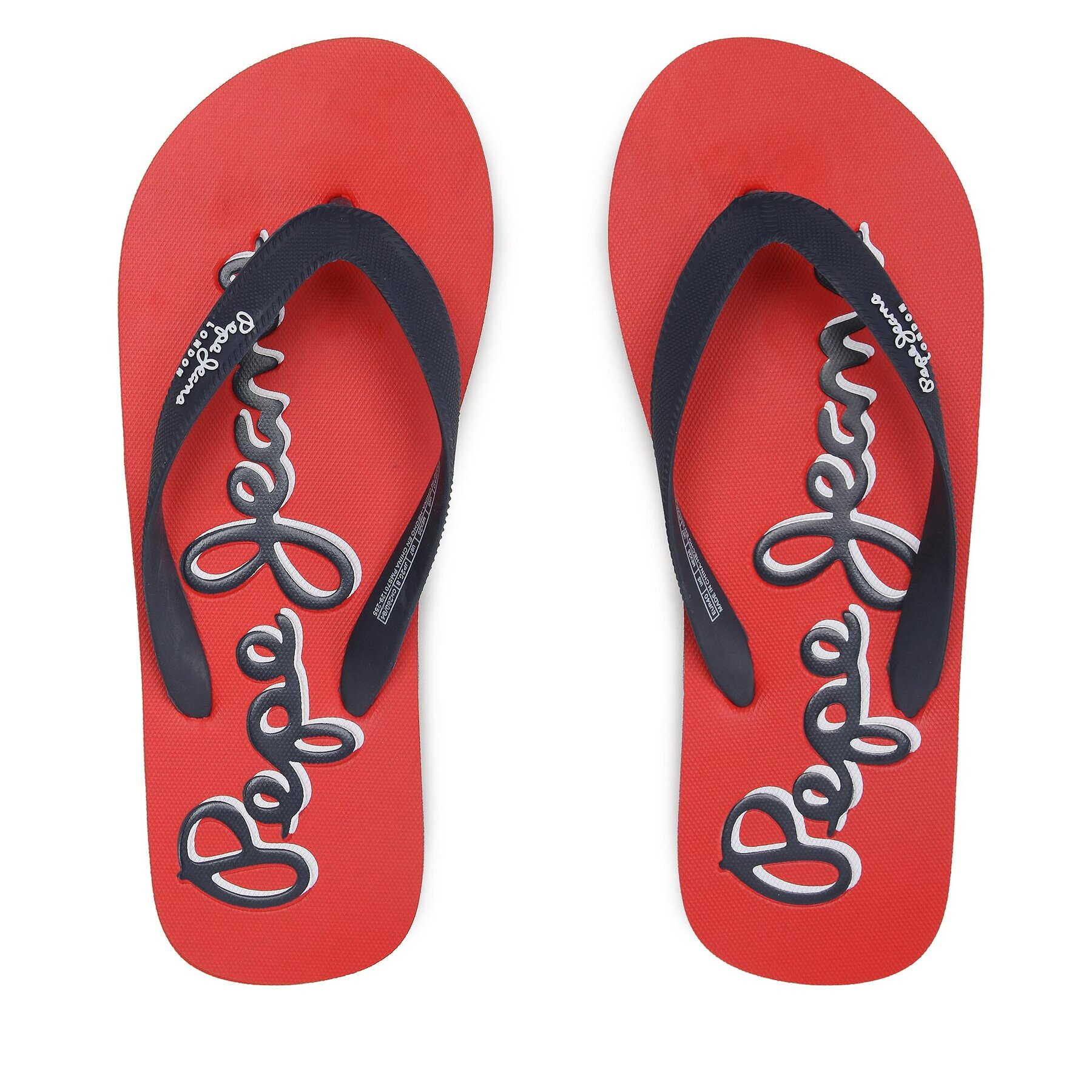 Pepe Jeans Žabky Bay Beach Logo M PMS70129 Čierna - Pepit.sk