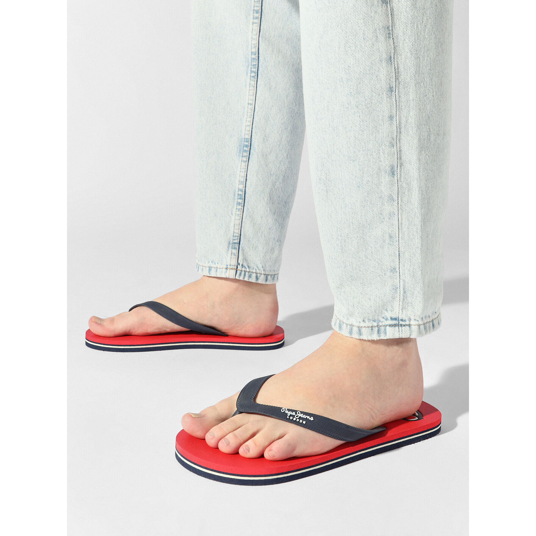 Pepe Jeans Žabky Bay Beach Logo M PMS70129 Čierna - Pepit.sk