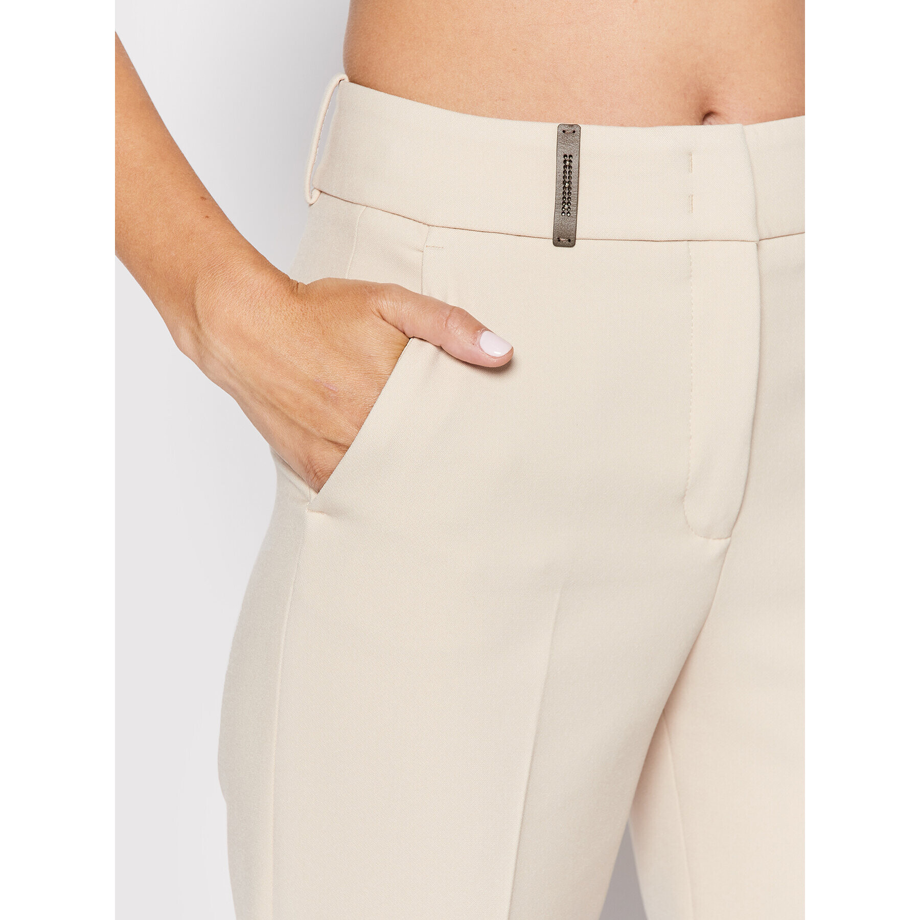 Peserico Chino nohavice P04763 Béžová Regular Fit - Pepit.sk