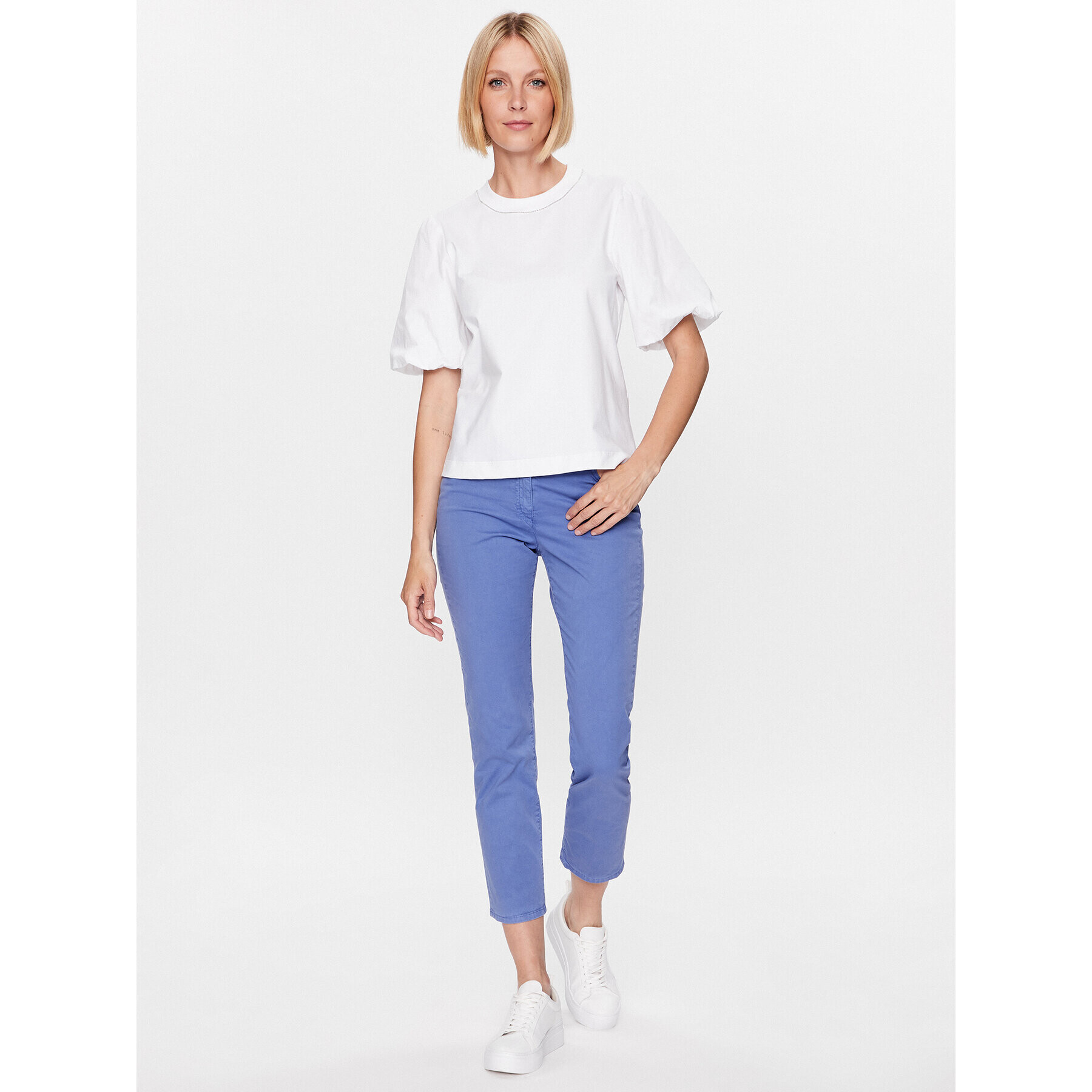 Peserico Džínsy P04977T3 Fialová Skinny Fit - Pepit.sk