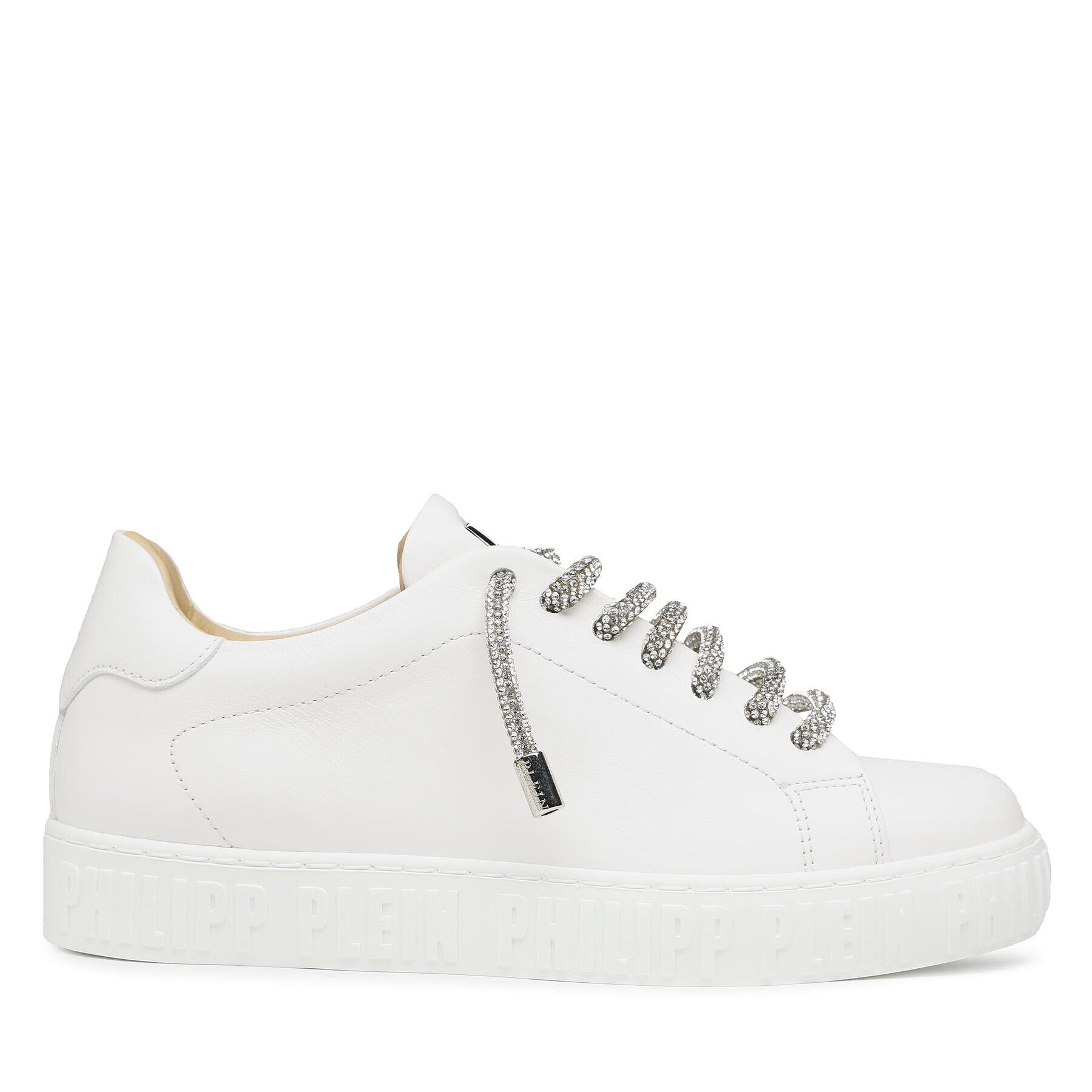 PHILIPP PLEIN Sneakersy Lo-Top Sneaker Basic AABS WSC2633 PLE075N Biela - Pepit.sk