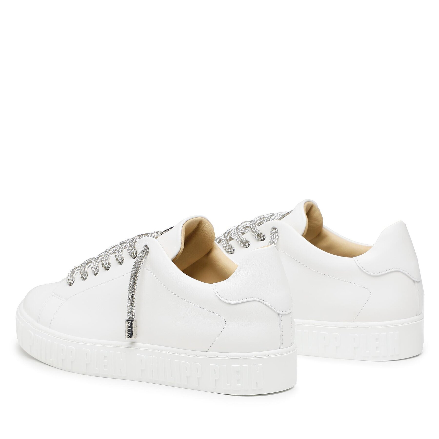 PHILIPP PLEIN Sneakersy Lo-Top Sneaker Basic AABS WSC2633 PLE075N Biela - Pepit.sk