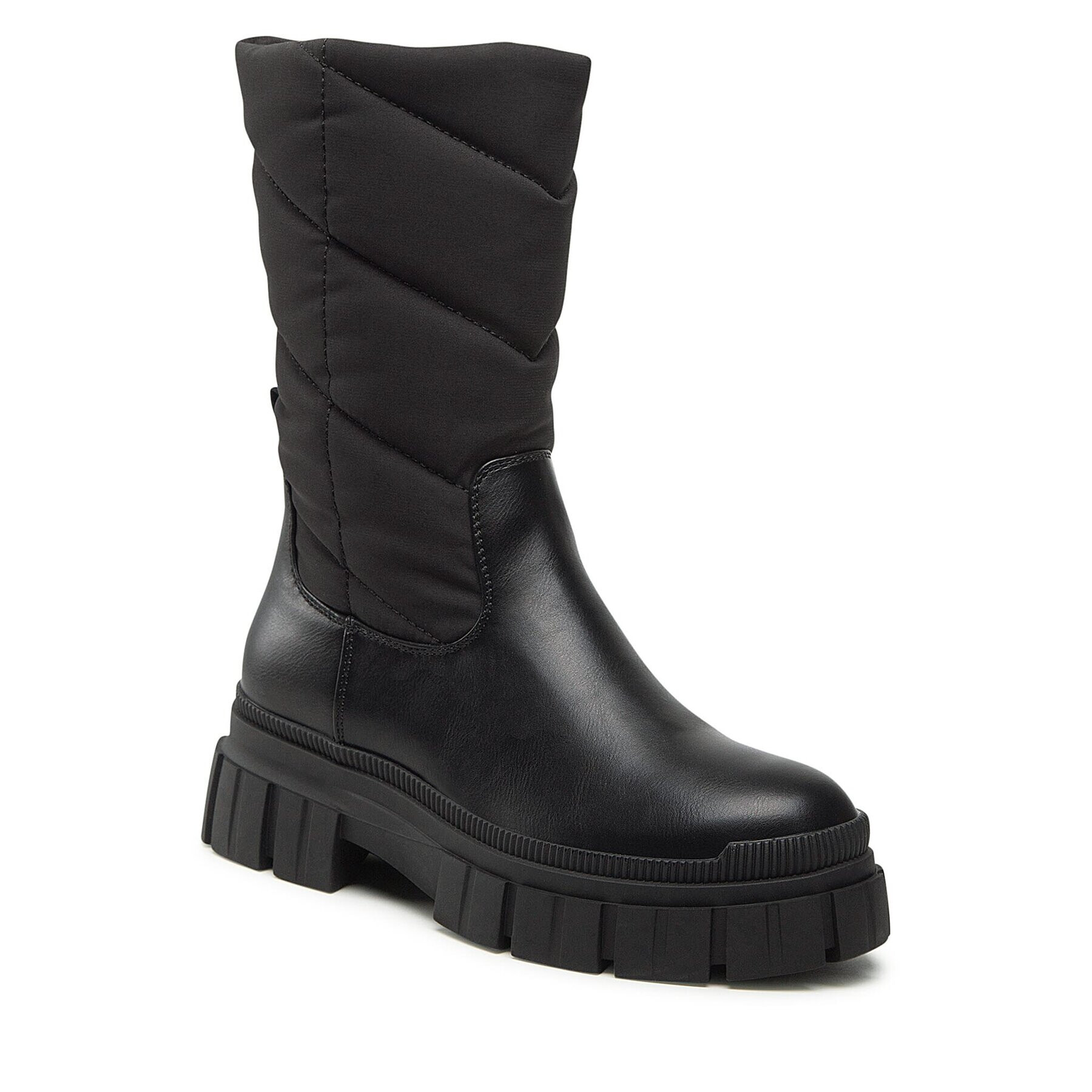 Pieces Členková obuv Pcjulie Md High Padded Boot 17129244 Čierna - Pepit.sk