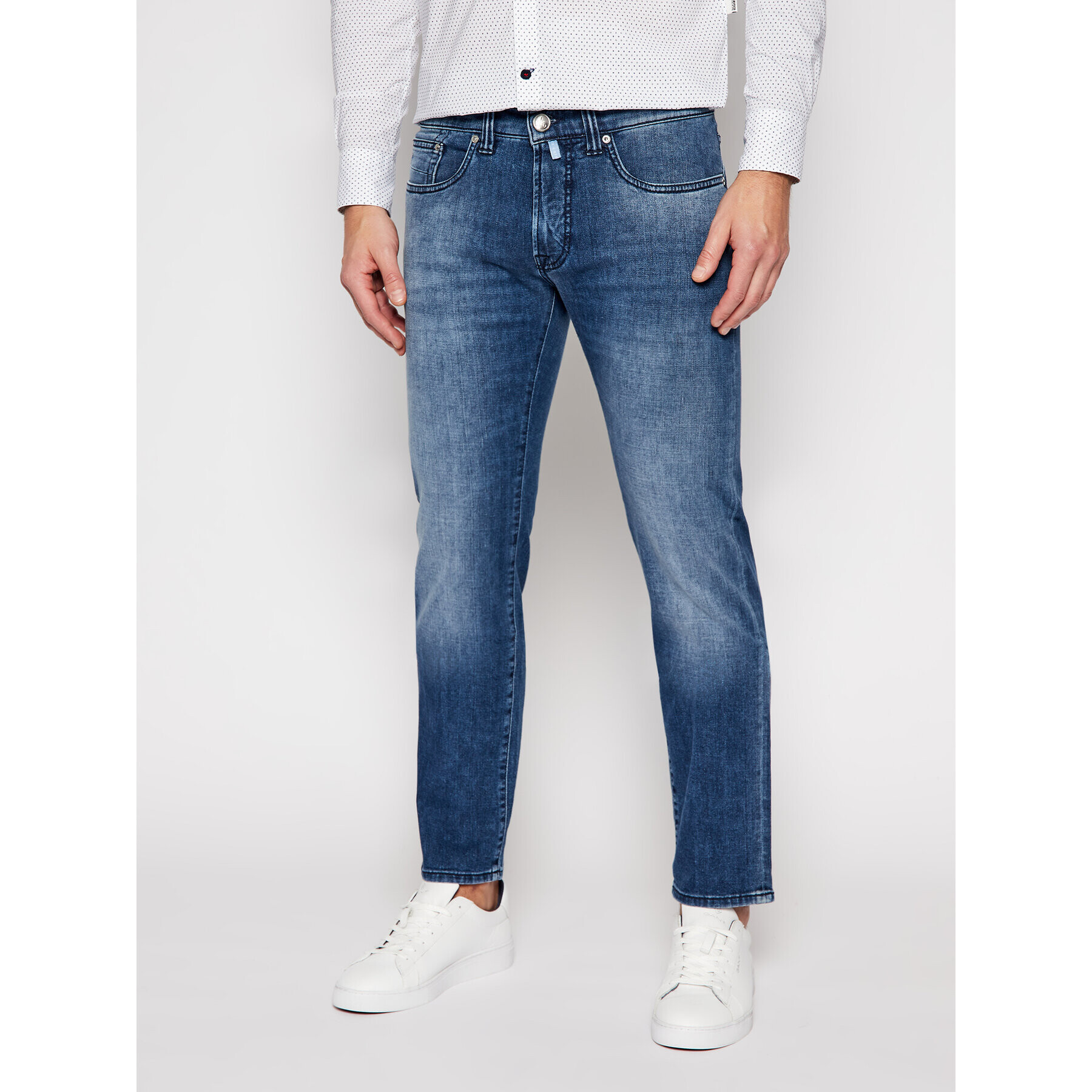 Pierre Cardin Džínsy 30031/000/1502 Tmavomodrá Slim Fit - Pepit.sk