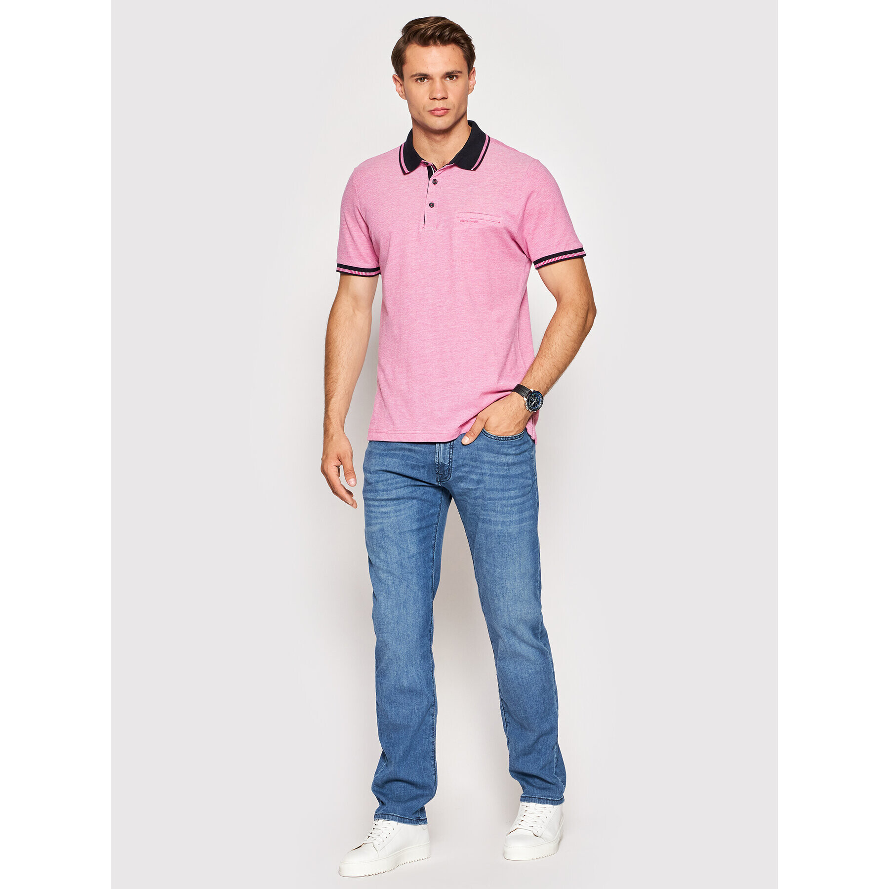 Pierre Cardin Džínsy 30910/000/7335 Modrá Modern Fit - Pepit.sk