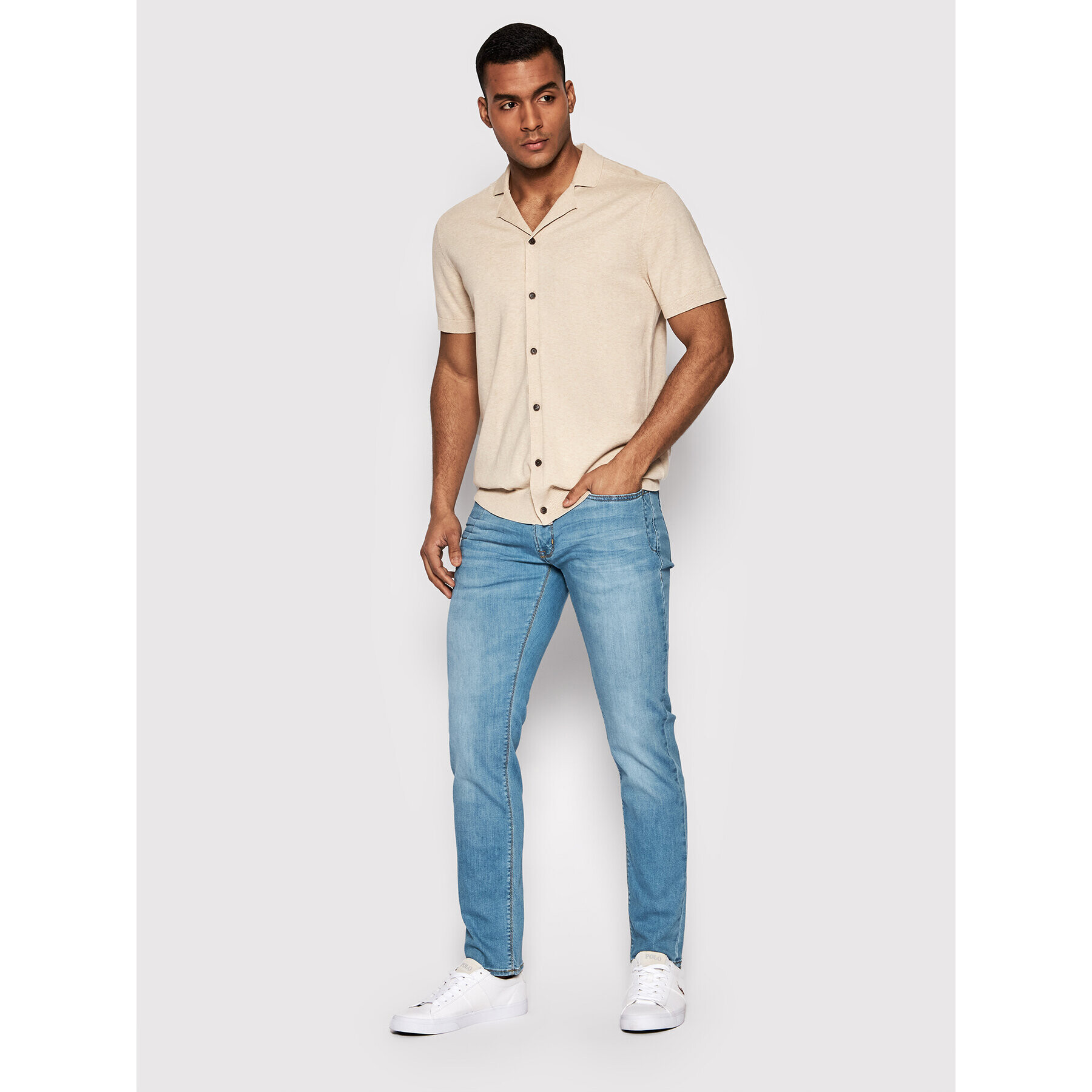 Pierre Cardin Džínsy 33110/000/7706 Modrá Slim Fit - Pepit.sk