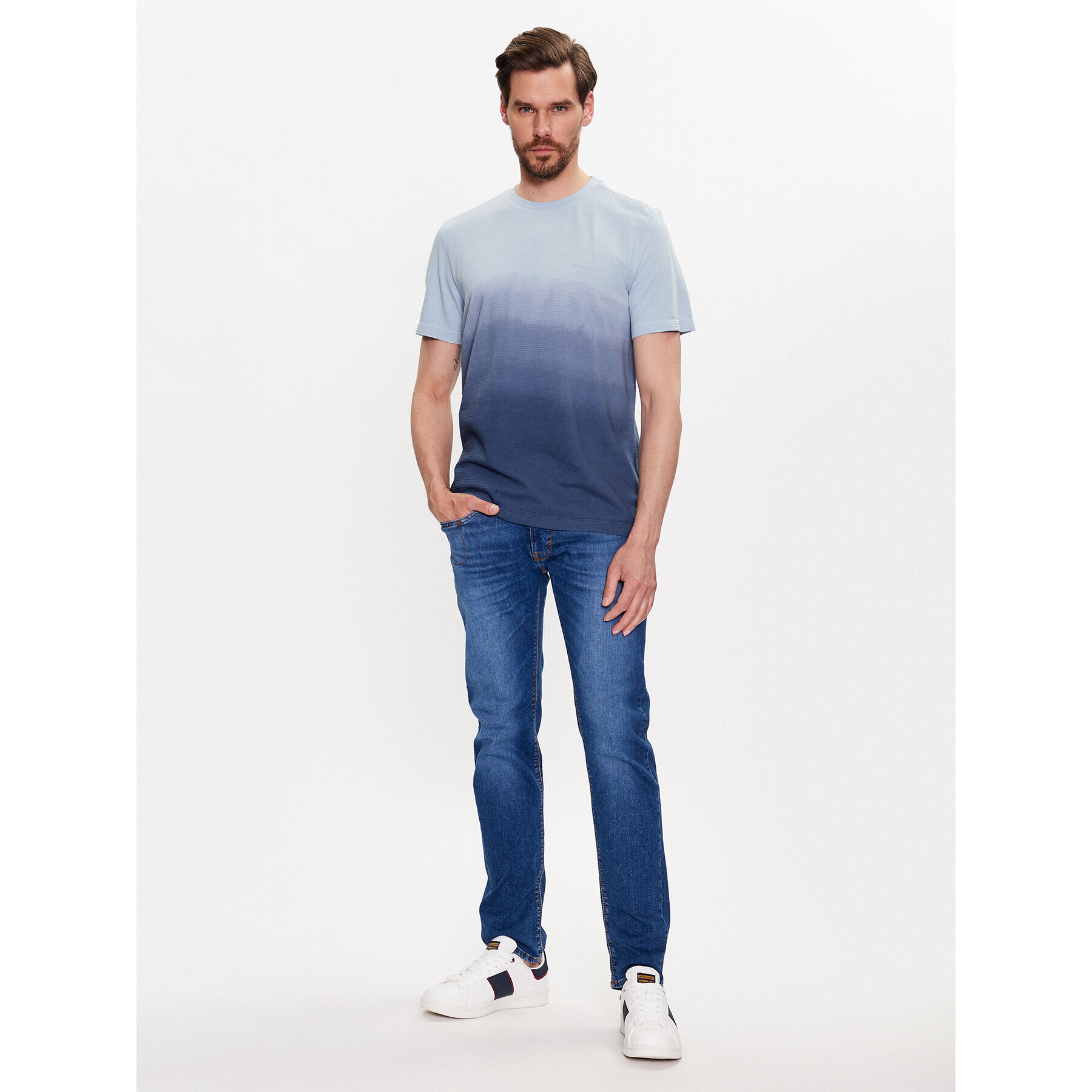 Pierre Cardin Džínsy 33110/000/8075 Modrá Slim Fit - Pepit.sk