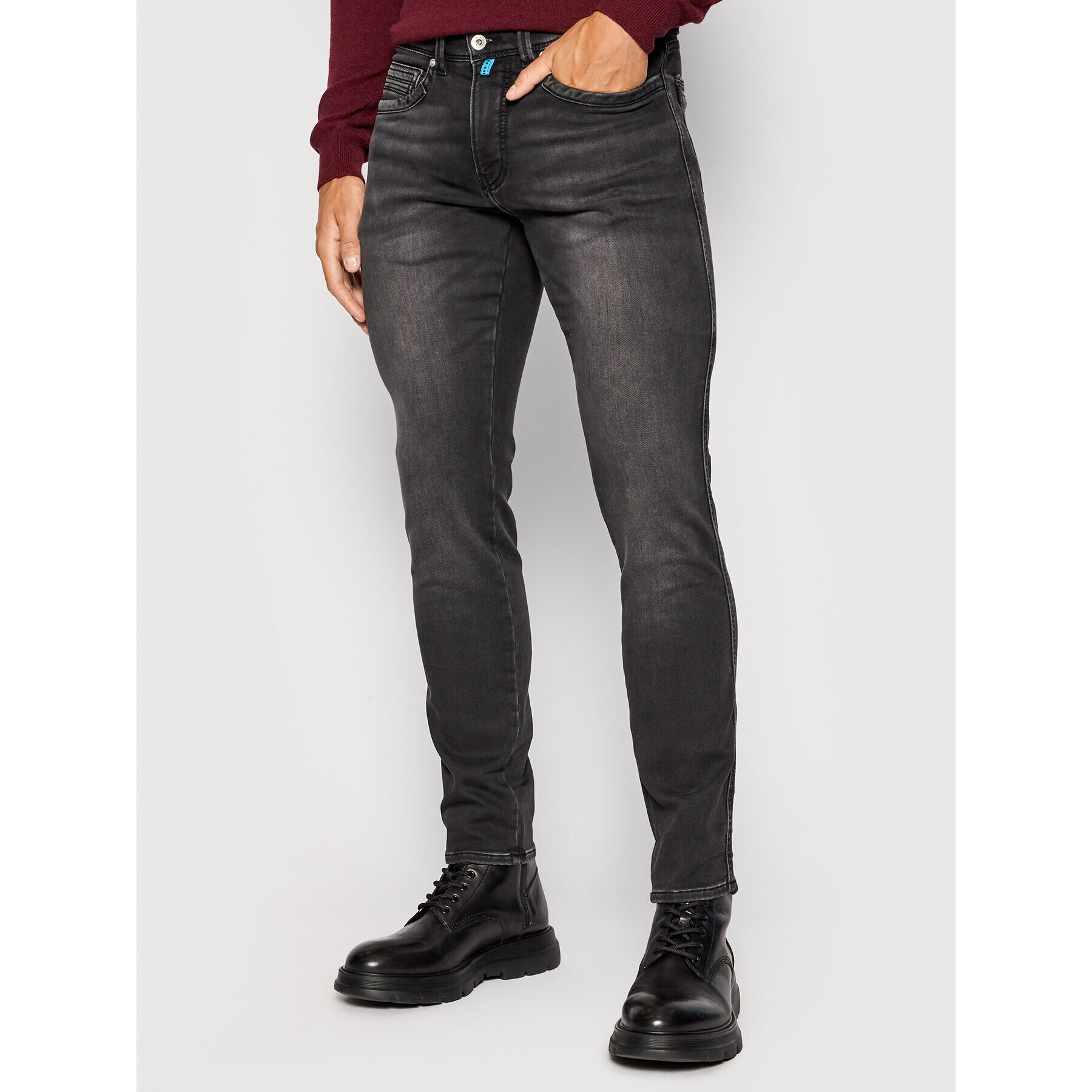 Pierre Cardin Džínsy 3415/000/9919 Čierna Lyon Tapered Fit - Pepit.sk