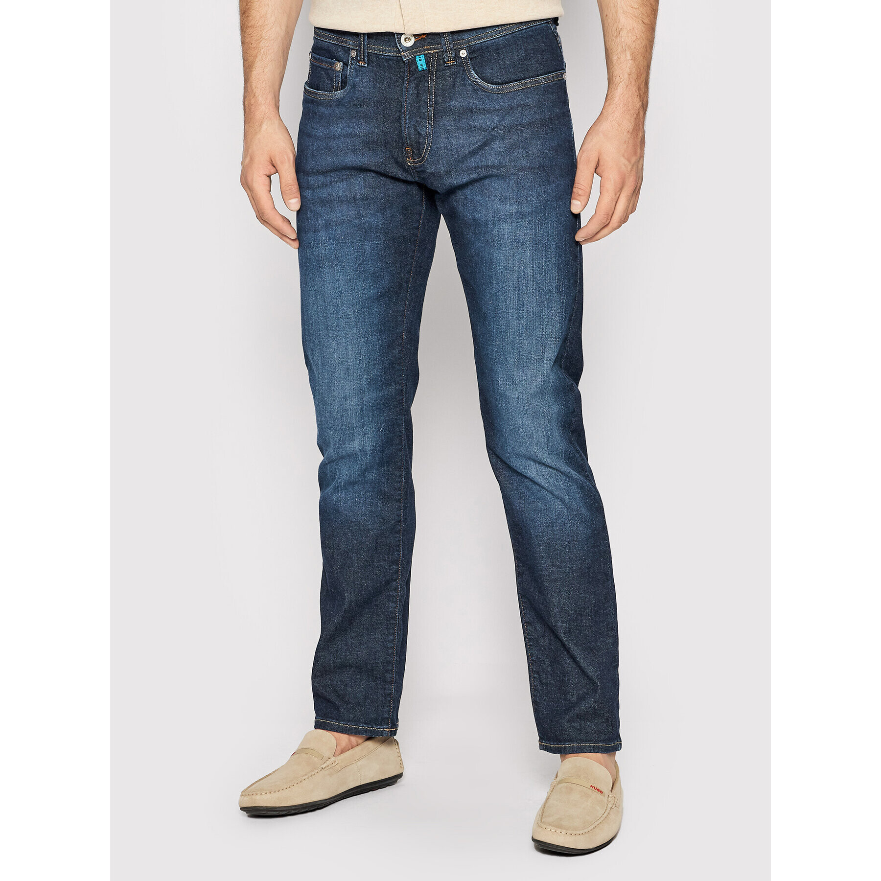 Pierre Cardin Džínsy 34510/000/8006 Tmavomodrá Lyon Tapered Fit - Pepit.sk