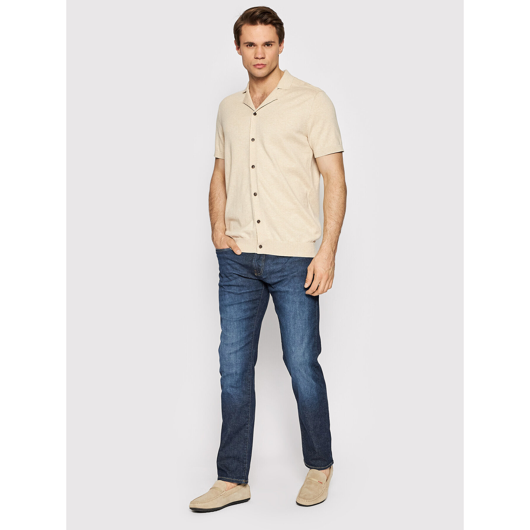 Pierre Cardin Džínsy 34510/000/8006 Tmavomodrá Lyon Tapered Fit - Pepit.sk