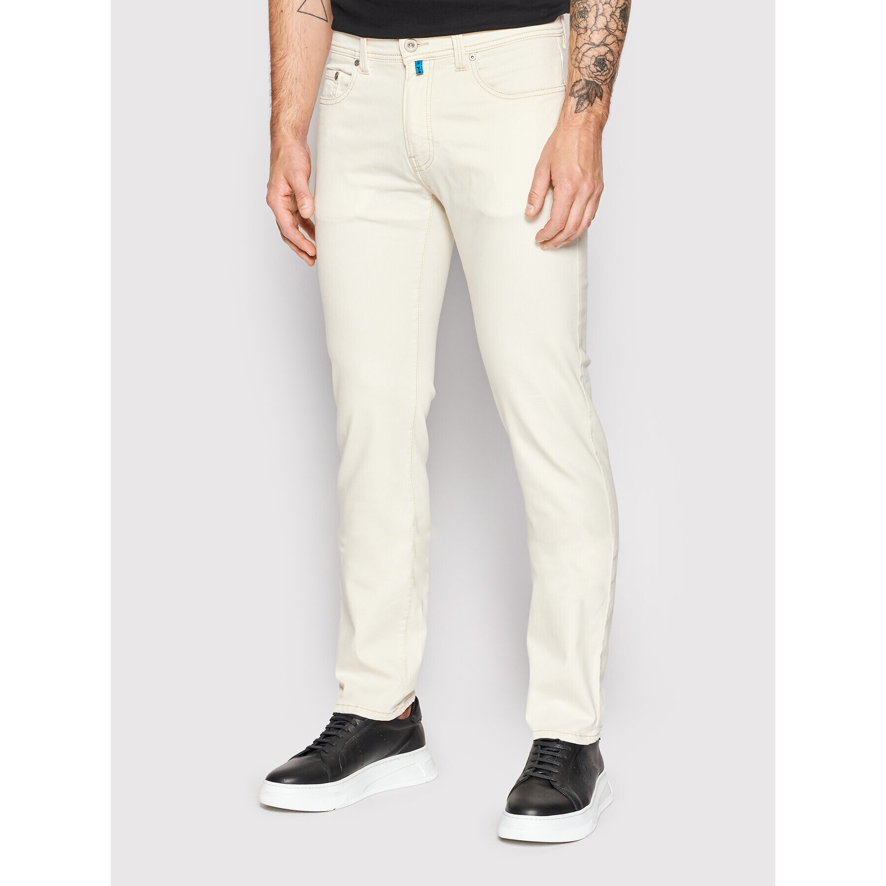 Pierre Cardin Džínsy 34510/000/8023 Biela Tapered Fit - Pepit.sk