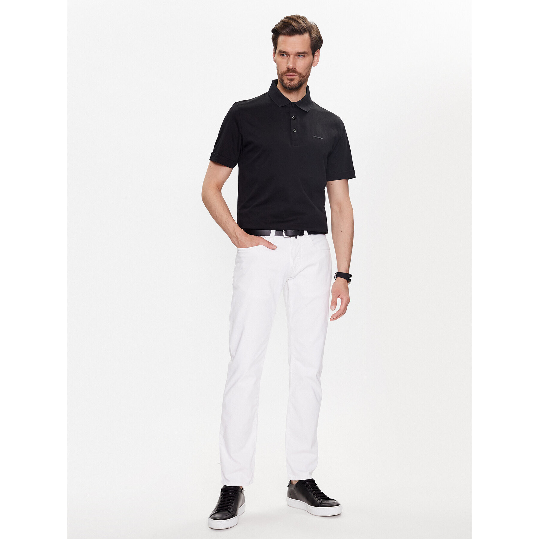 Pierre Cardin Džínsy 34510/000/8066 Biela Tapered Fit - Pepit.sk