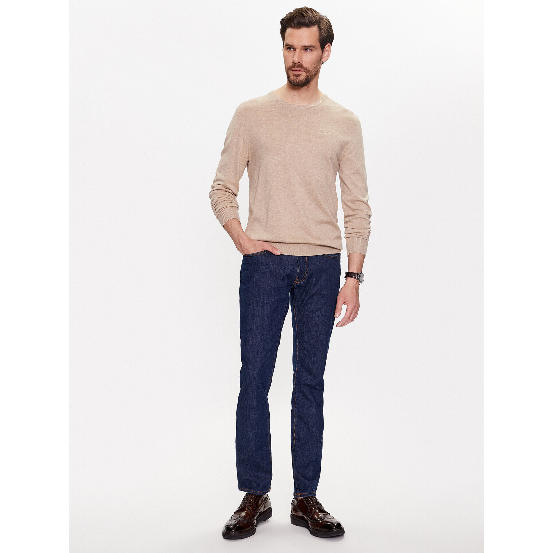 Pierre Cardin Džínsy 34510/000/8069 Modrá Tapered Fit - Pepit.sk