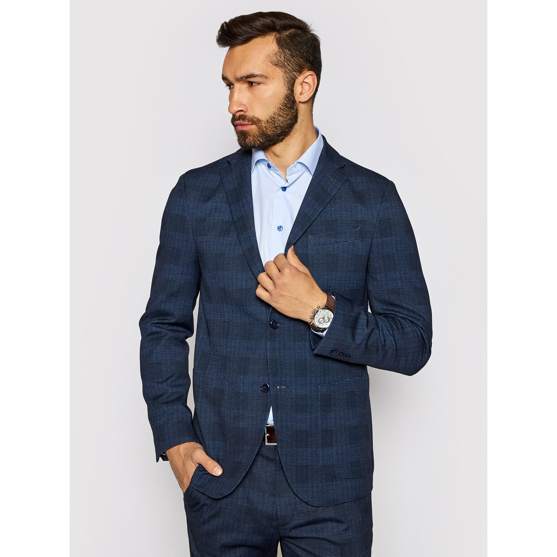 Pierre Cardin Sako 42288/810/14269 Sivá Modern Fit - Pepit.sk