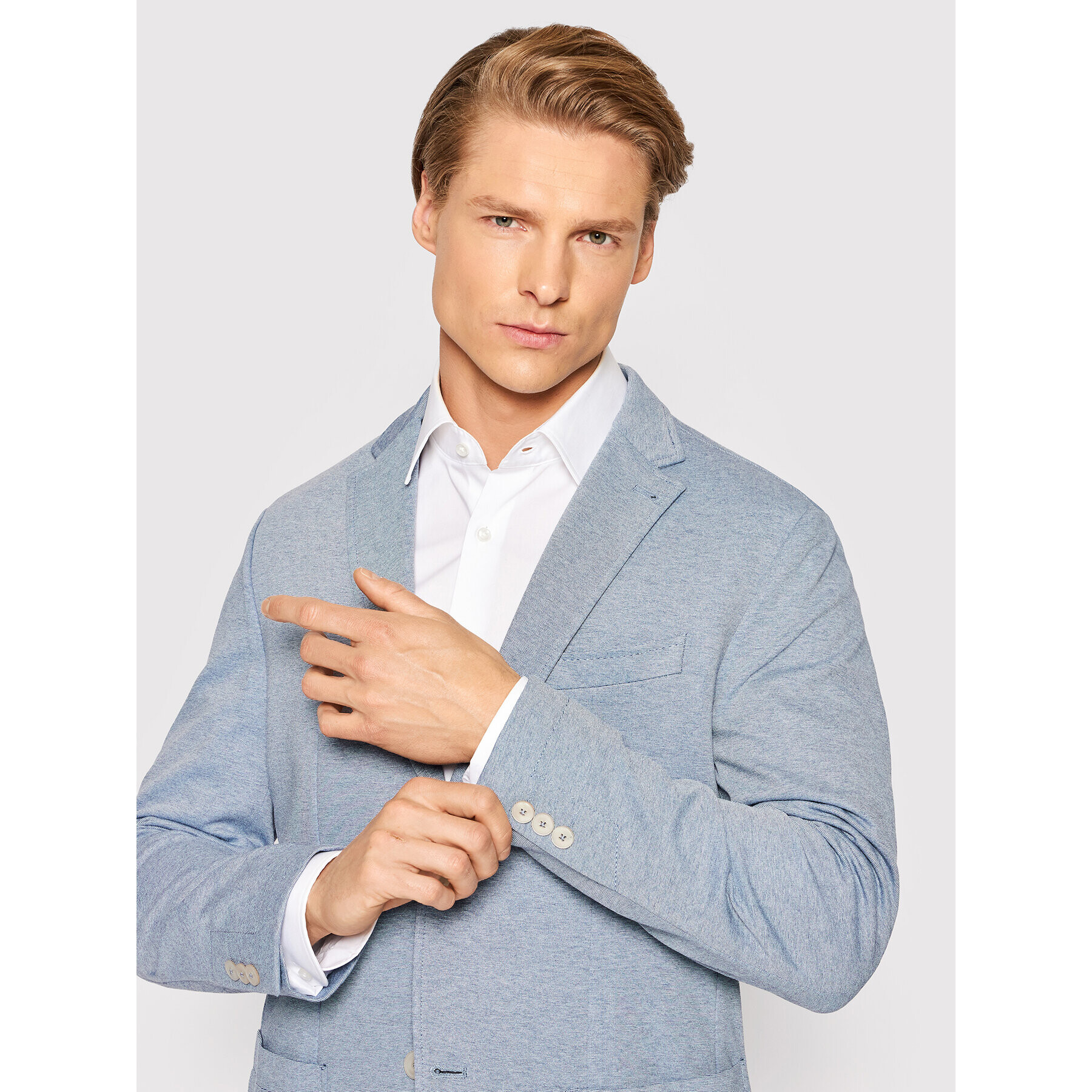 Pierre Cardin Sako 42289/000/1193 Modrá Regular Fit - Pepit.sk