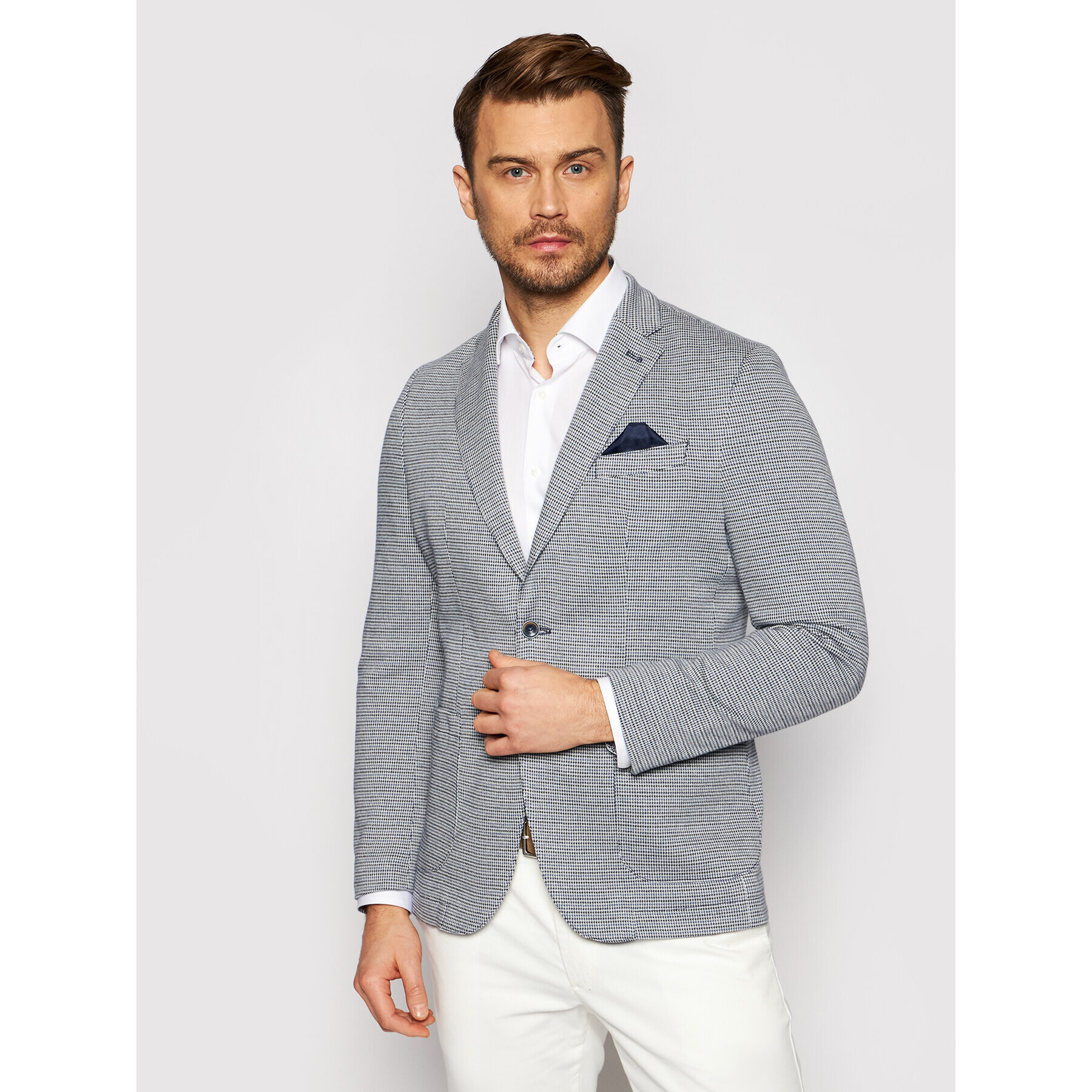 Pierre Cardin Sako 42306 98303 Modrá Modern Fit - Pepit.sk