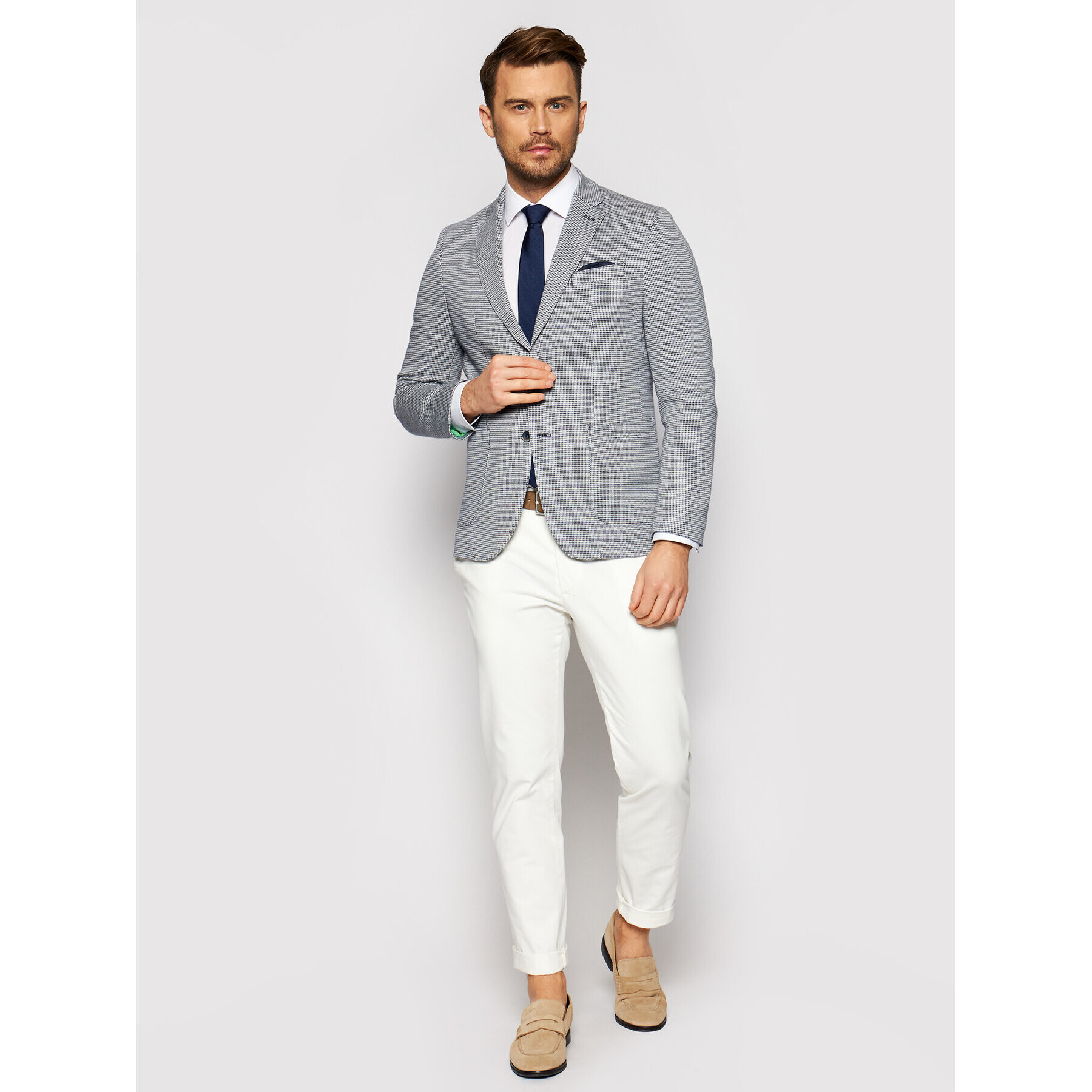 Pierre Cardin Sako 42306 98303 Modrá Modern Fit - Pepit.sk