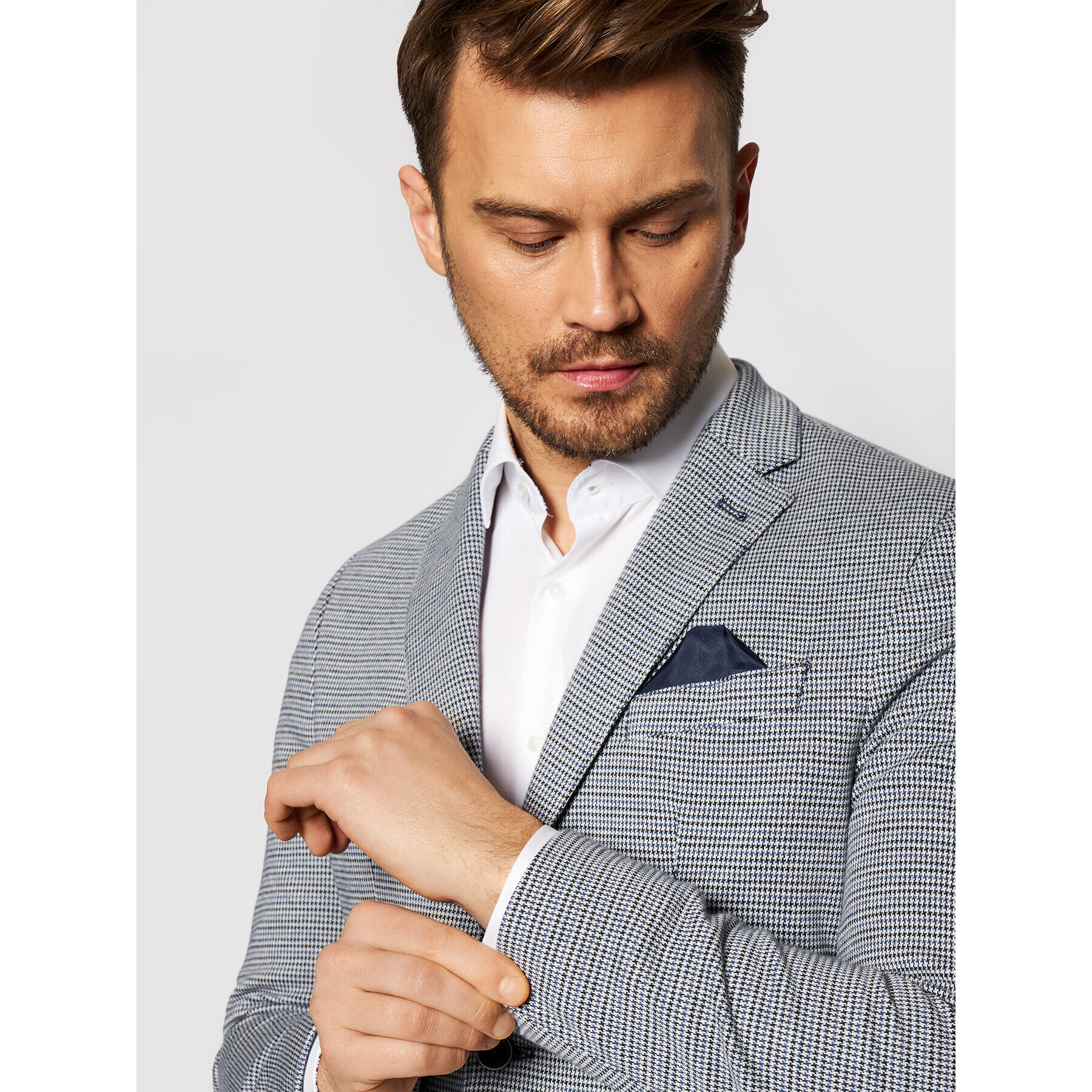 Pierre Cardin Sako 42306 98303 Modrá Modern Fit - Pepit.sk