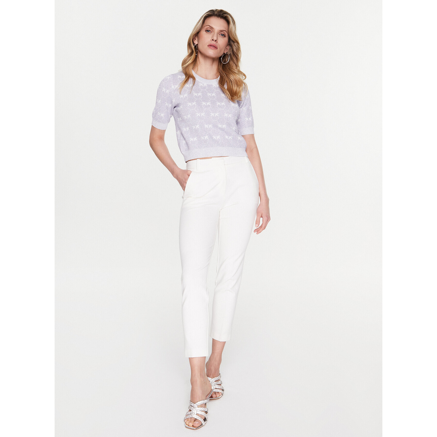 Pinko Blúzka Modesto 100215 A0IT Fialová Regular Fit - Pepit.sk