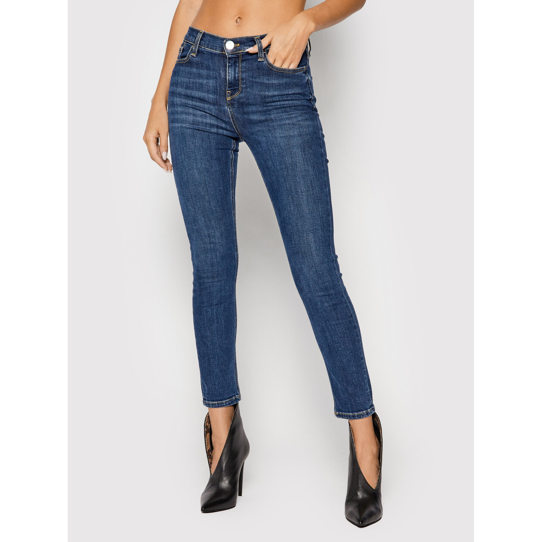 Pinko Džínsy Sabrina 1J10NV Y78M Tmavomodrá Skinny Fit - Pepit.sk