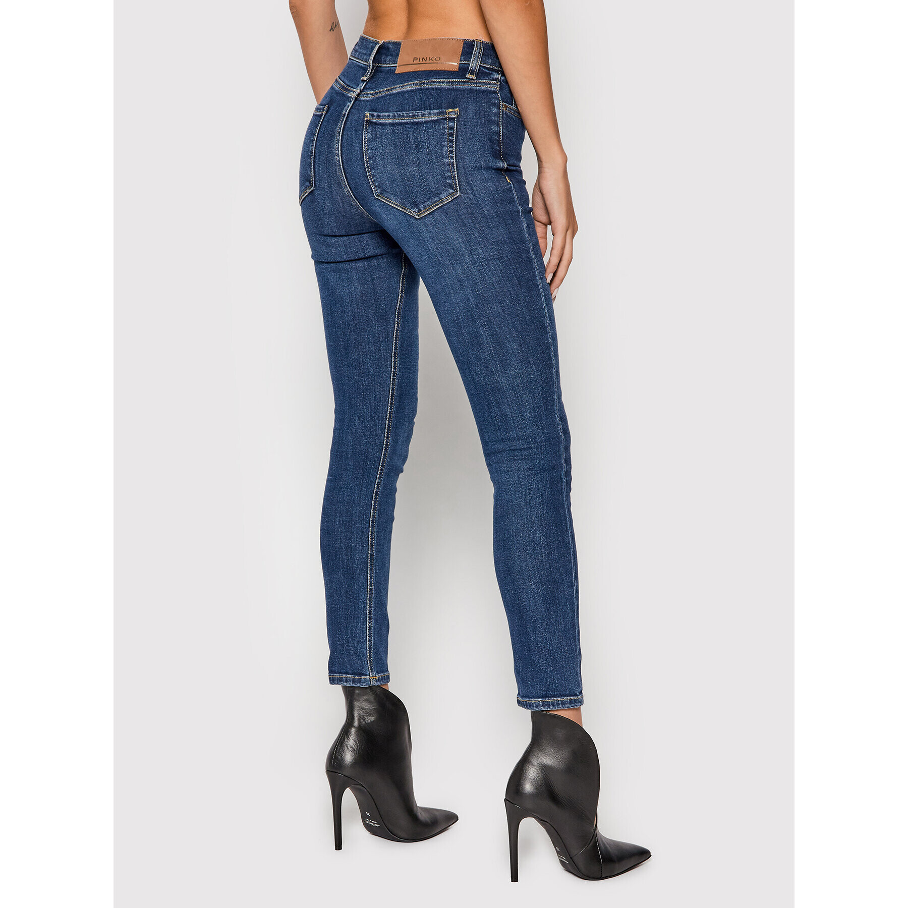 Pinko Džínsy Sabrina 1J10NV Y78M Tmavomodrá Skinny Fit - Pepit.sk