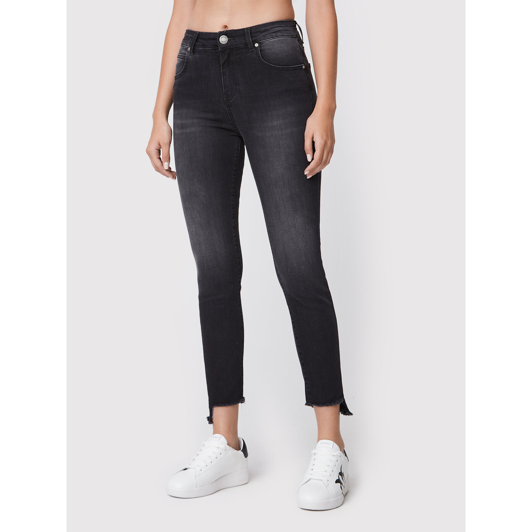 Pinko Džínsy Sabrina 1J10YQ Y78P Čierna Skinny Fit - Pepit.sk