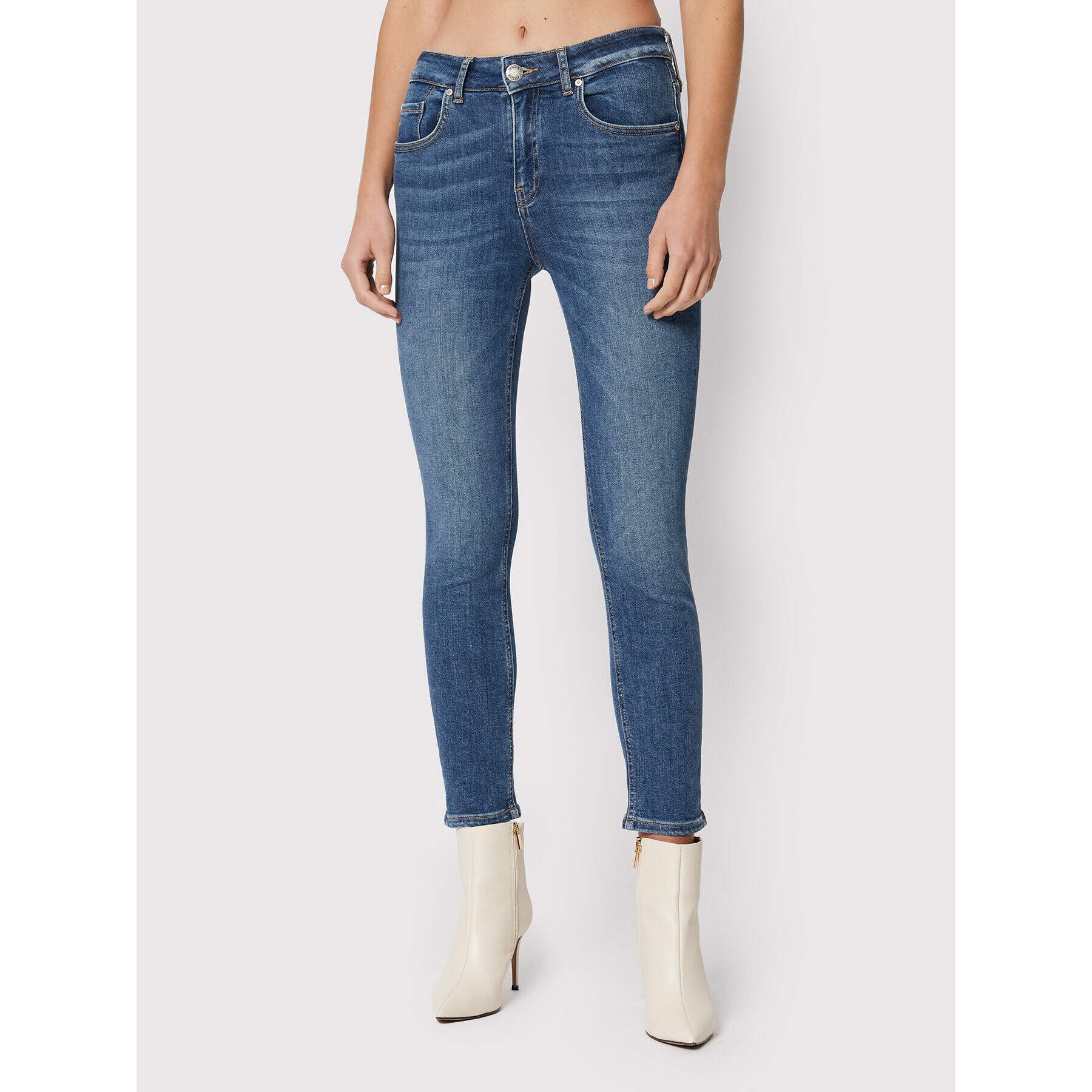 Pinko Džínsy Sabrina 1J10YS Y78M Modrá Skinny Fit - Pepit.sk