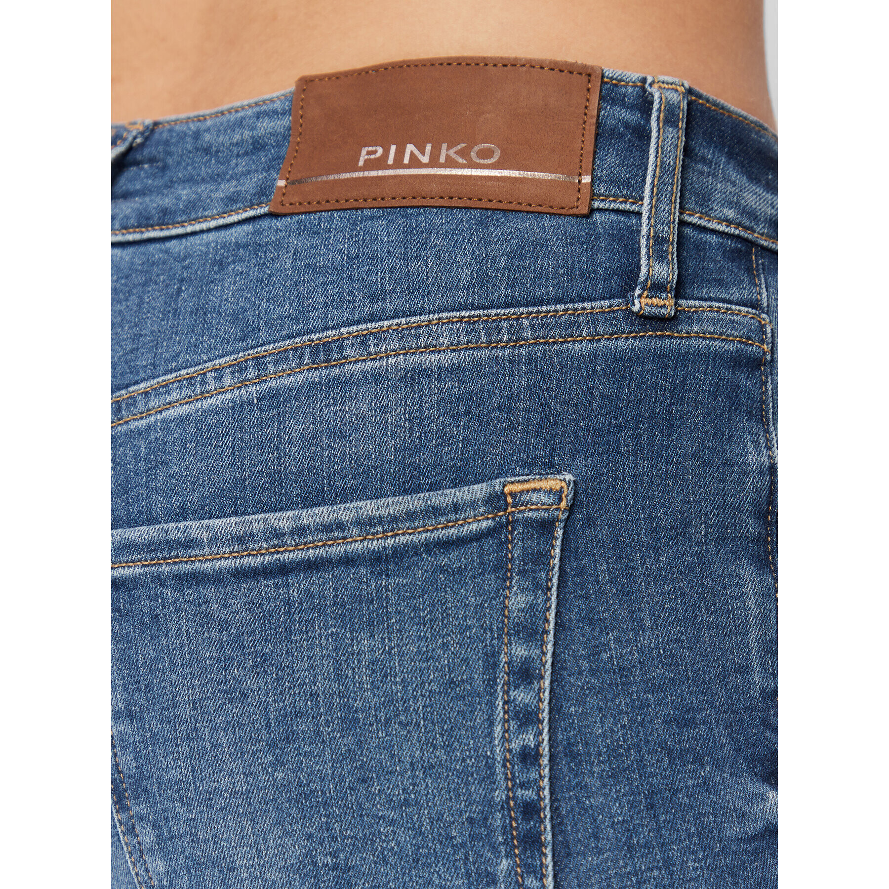 Pinko Džínsy Sabrina 1J10YS Y78M Modrá Skinny Fit - Pepit.sk