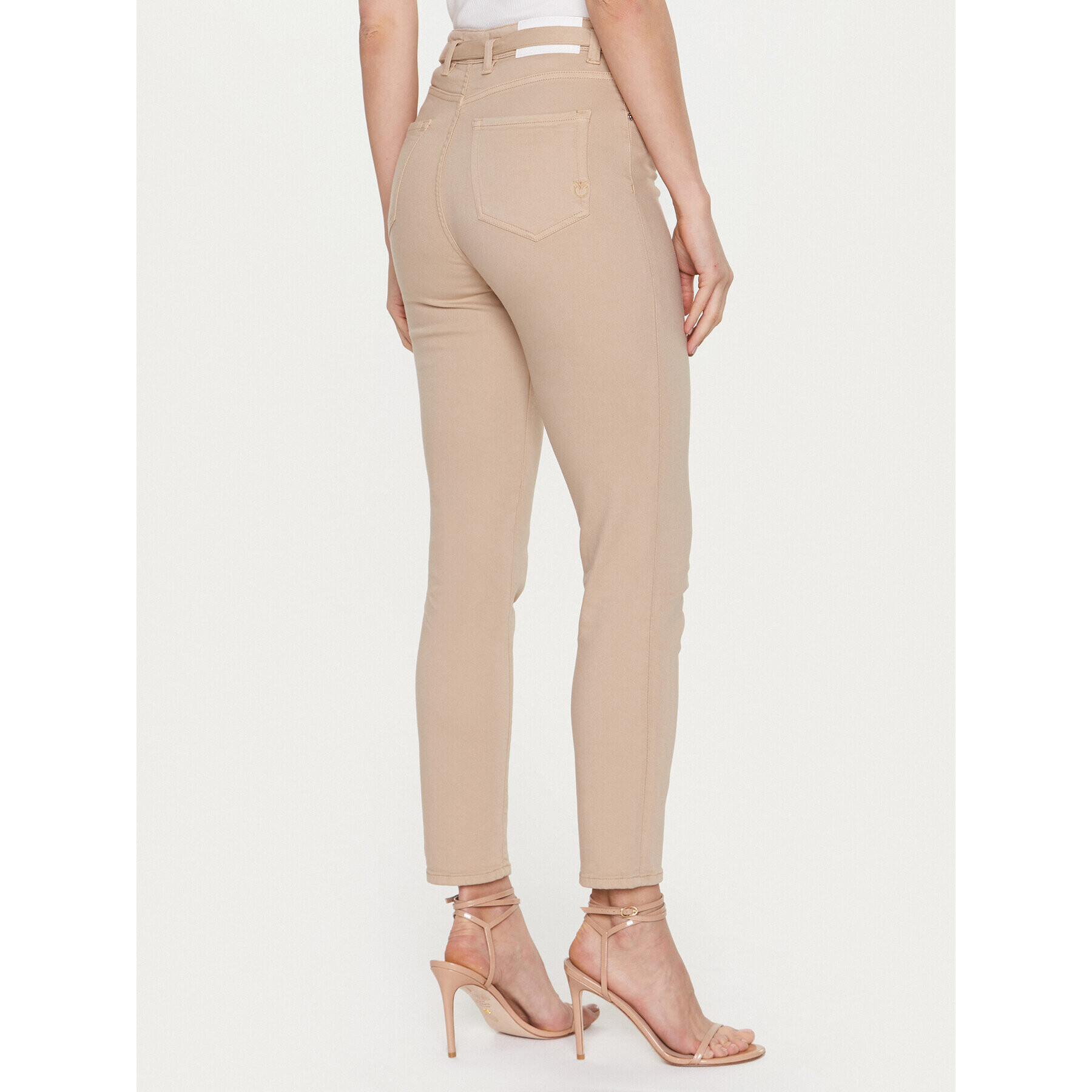 Pinko Džínsy Susan 100161 A0FQ Béžová Skinny Fit - Pepit.sk