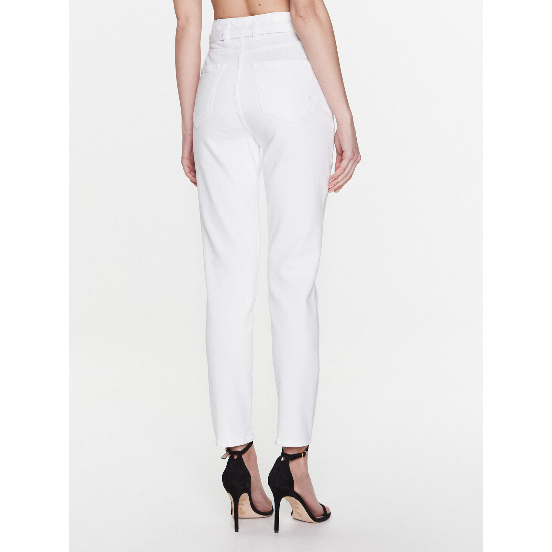 Pinko Džínsy Susan 100161 A0FQ Biela Skinny Fit - Pepit.sk