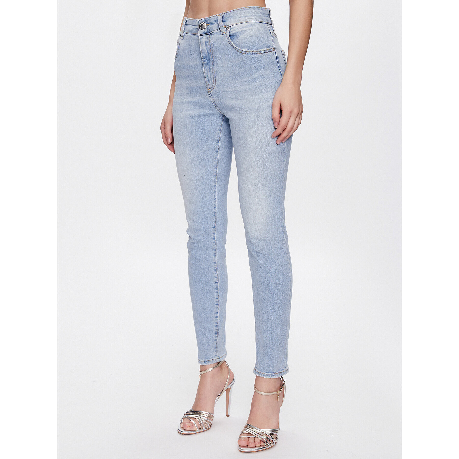 Pinko Džínsy Susan 100163 A0MS Modrá Skinny Fit - Pepit.sk