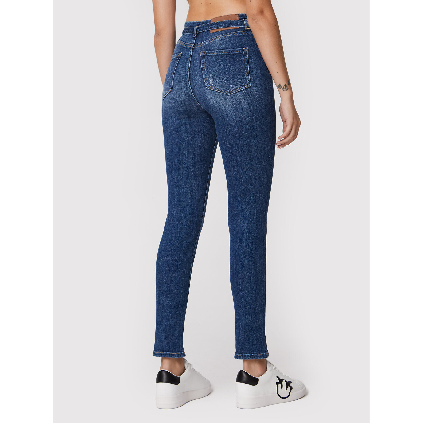 Pinko Džínsy Susan 1J10YV Y78Q Tmavomodrá Skinny Fit - Pepit.sk