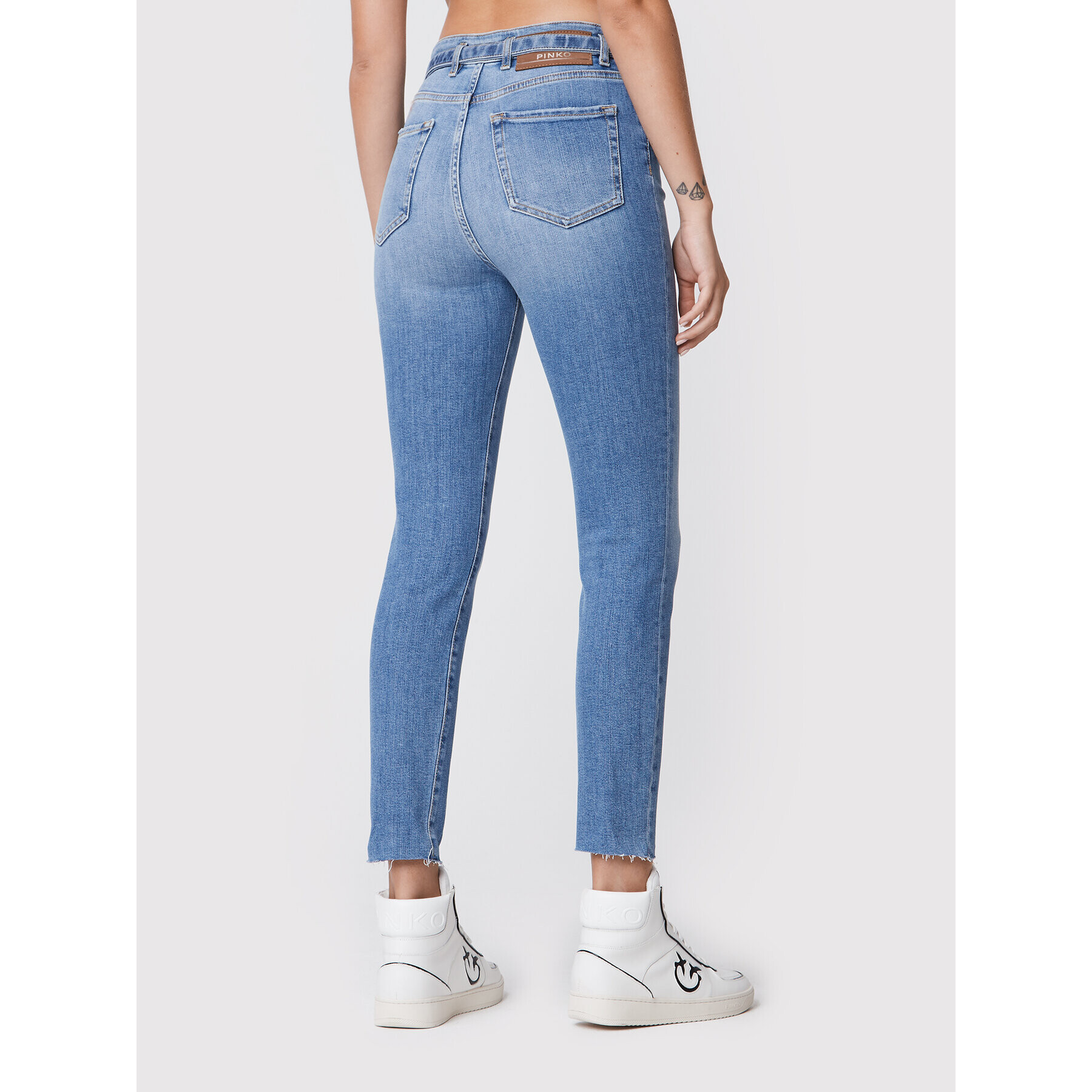 Pinko Džínsy Susan 1J10ZW Y78M Modrá Skinny Fit - Pepit.sk