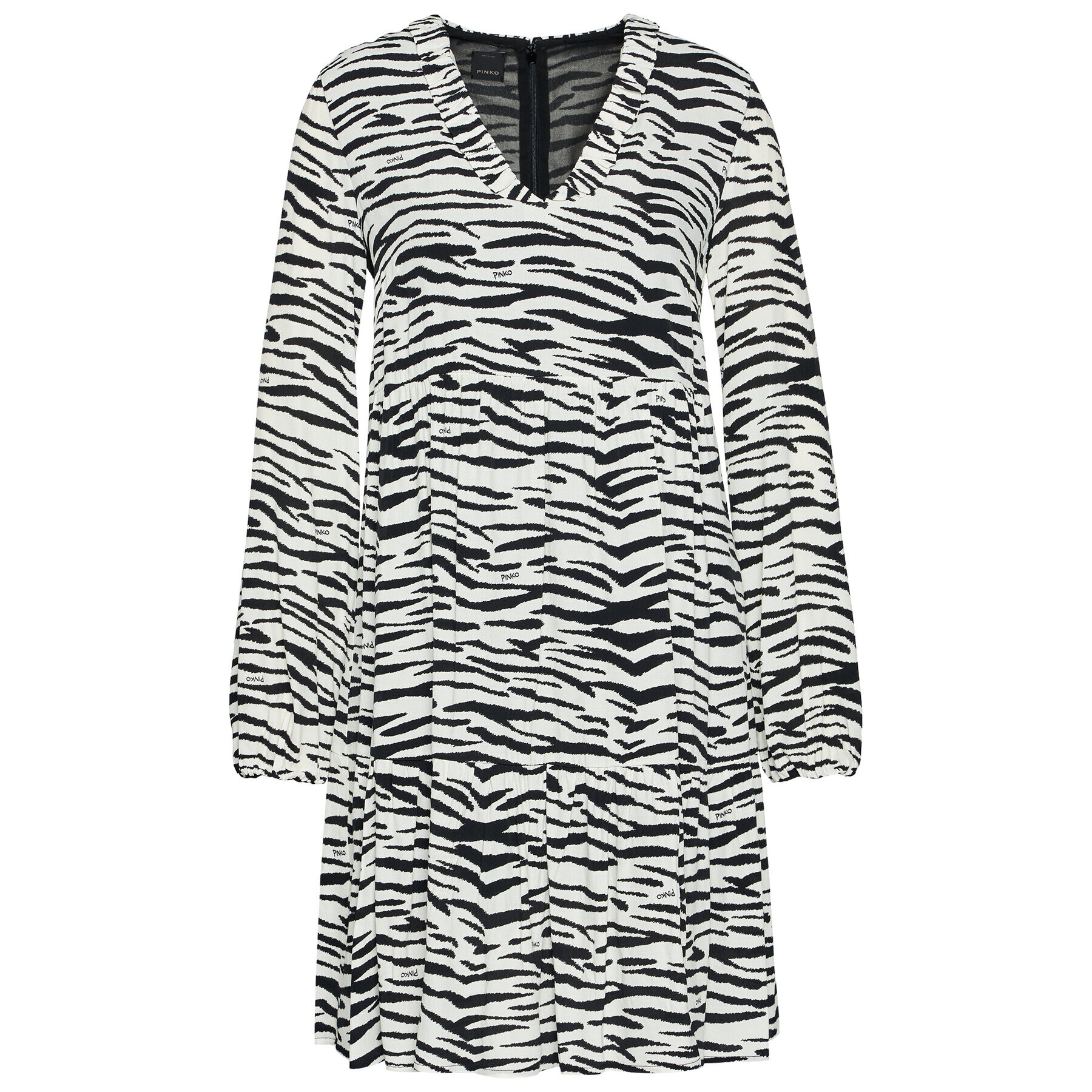 Pinko Každodenné šaty Zebra 20202 PRR 1N133V 8495 Biela Regular Fit - Pepit.sk