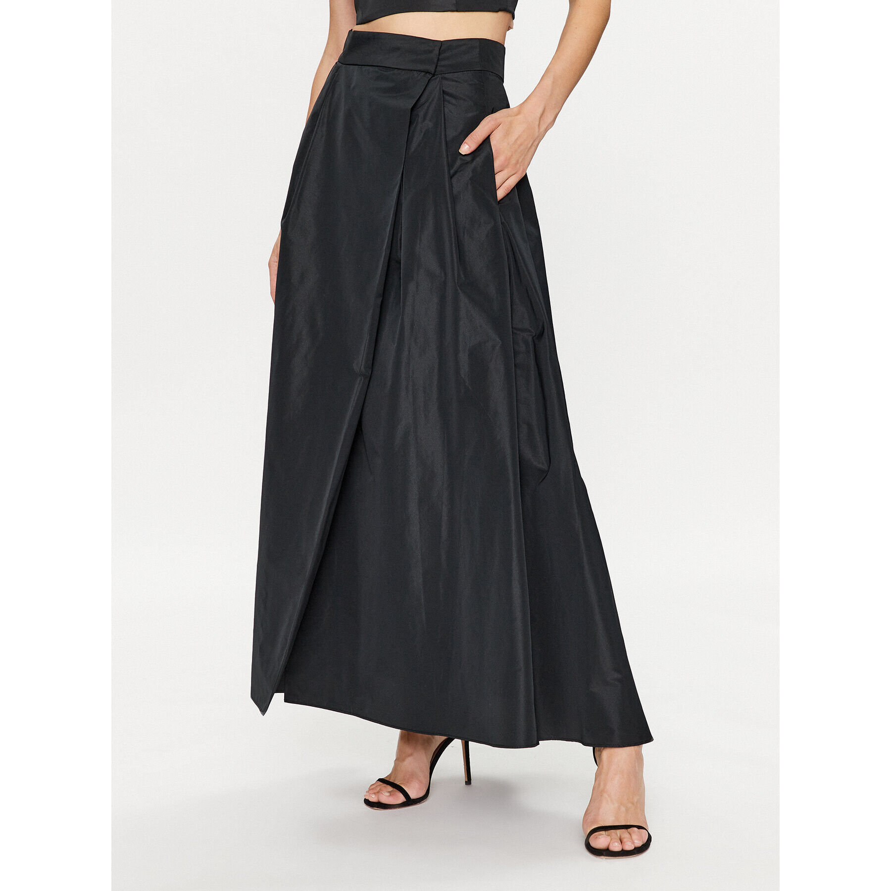 Pinko Maxi sukňa Propenso 100543 Y3LE Čierna Relaxed Fit - Pepit.sk