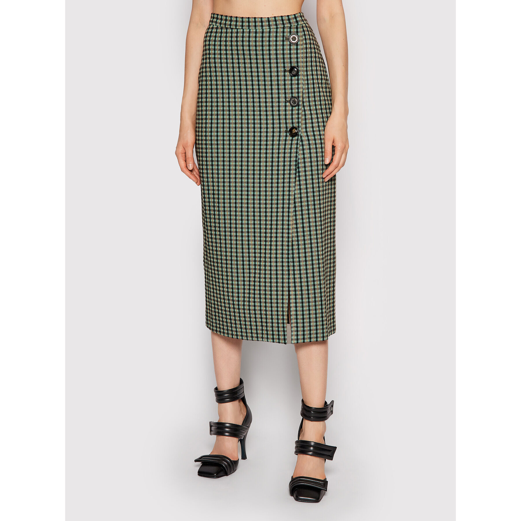 Pinko Midi sukňa Monsone 4 1G16Q2 8522 Zelená Slim Fit - Pepit.sk