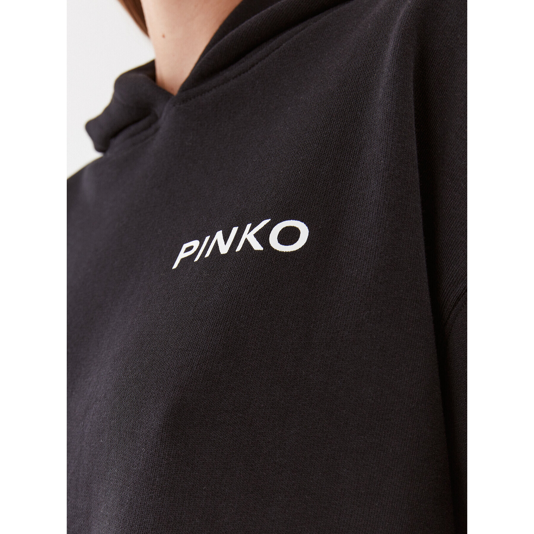 Pinko Mikina Sisma 101767 A13L Čierna Relaxed Fit - Pepit.sk