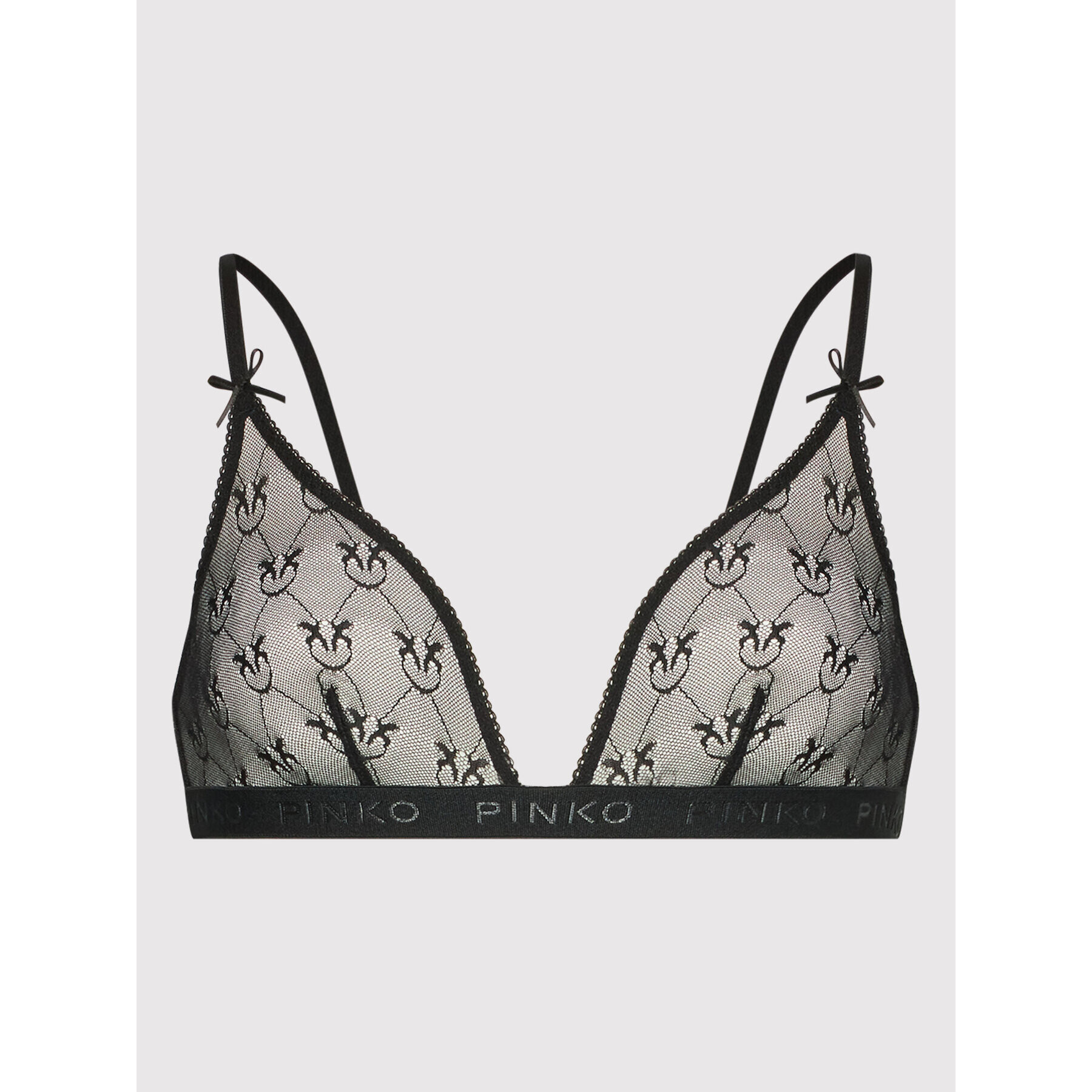 Pinko Podprsenka Bralette Alba Chiara 1G179Q Y7ES Čierna - Pepit.sk