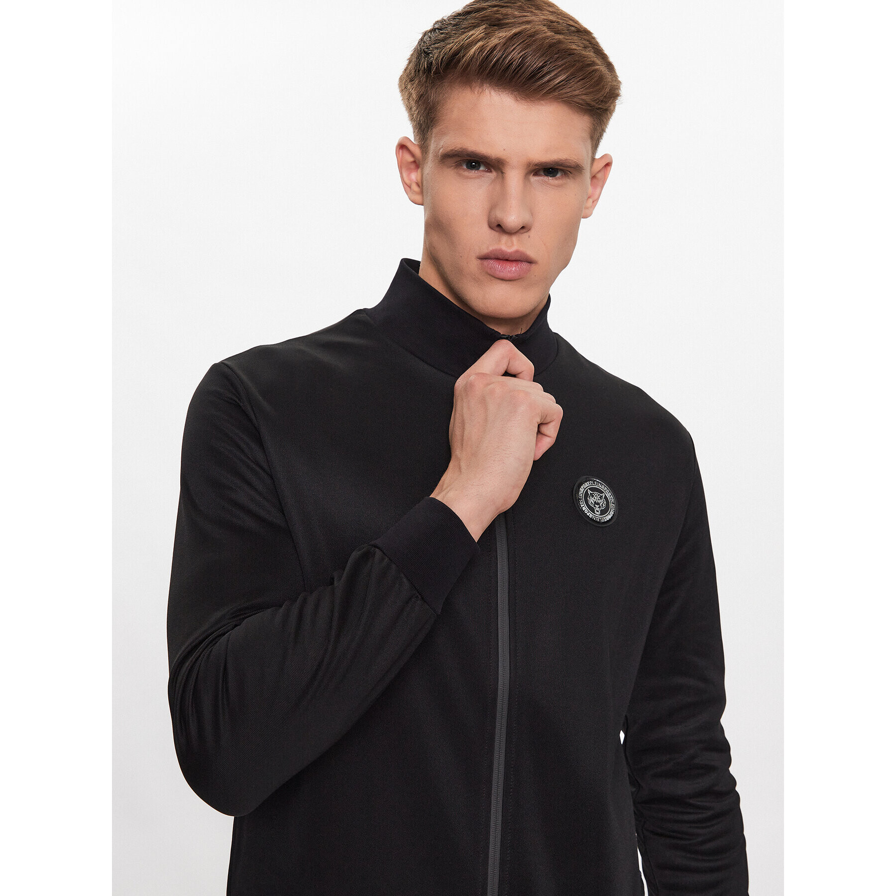 Plein Sport Tepláková súprava PACC MJJ0567 SJO001N Čierna Regular Fit - Pepit.sk