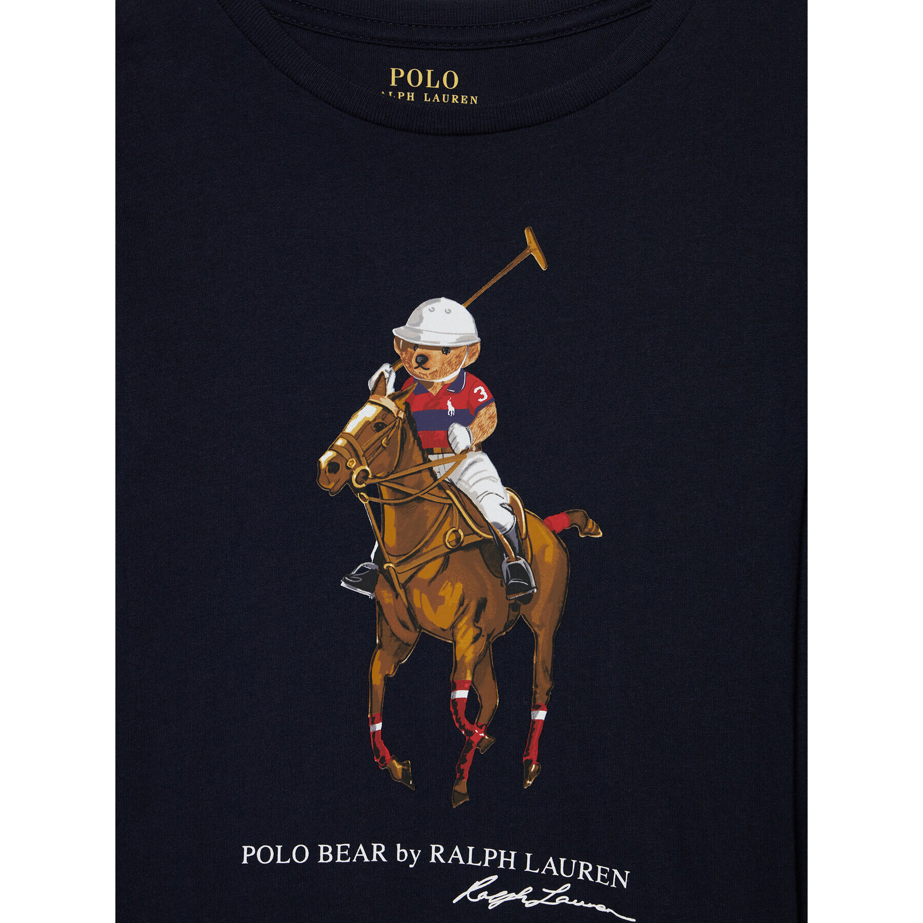 Polo Ralph Lauren Blúzka Bear 311854217001 Tmavomodrá Regular Fit - Pepit.sk