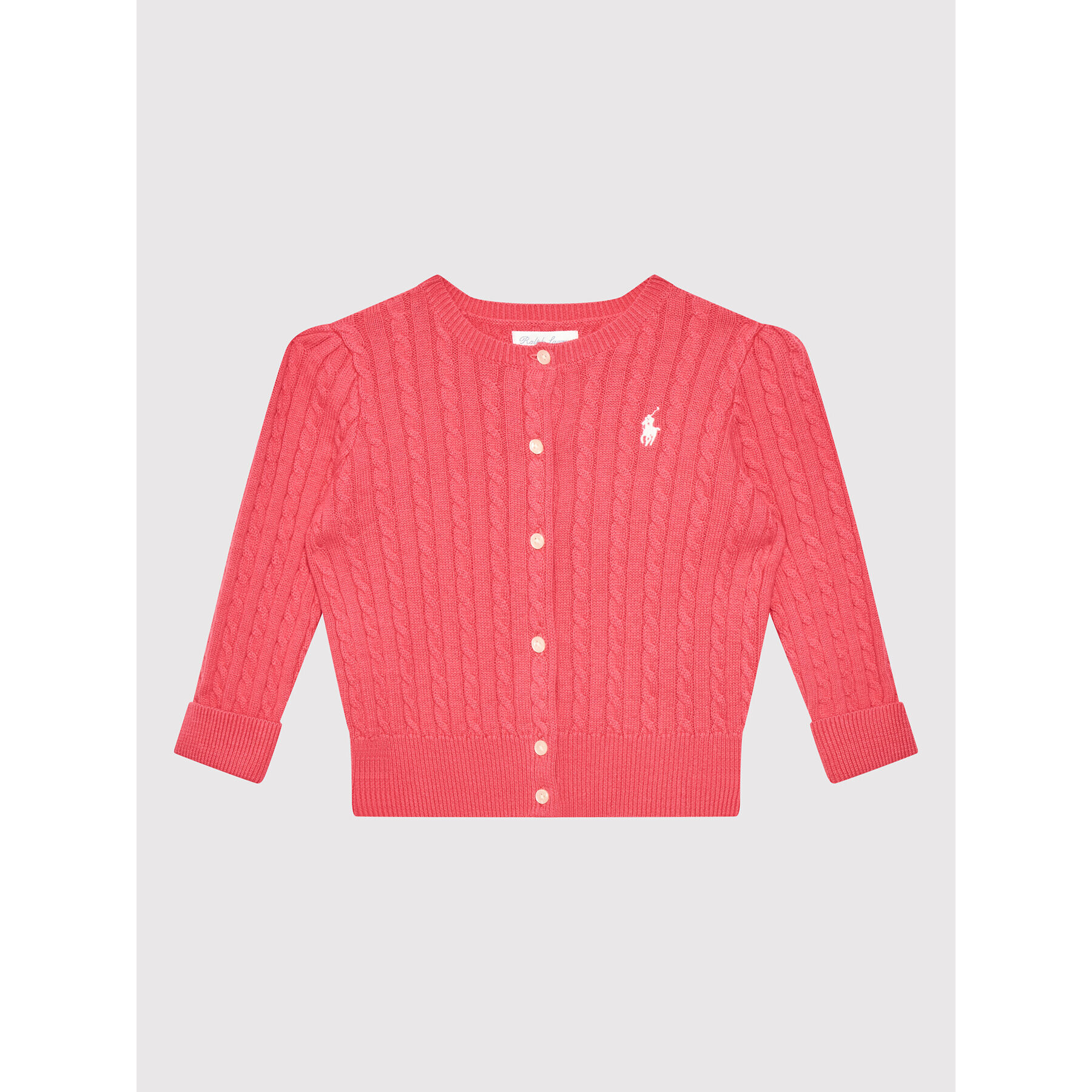 Polo Ralph Lauren Kardigán 312543047034 Ružová Regular Fit - Pepit.sk