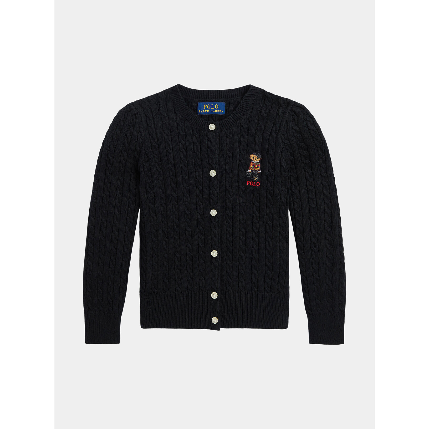 Polo Ralph Lauren Kardigán Minicablbear 312919829002 Čierna Regular Fit - Pepit.sk