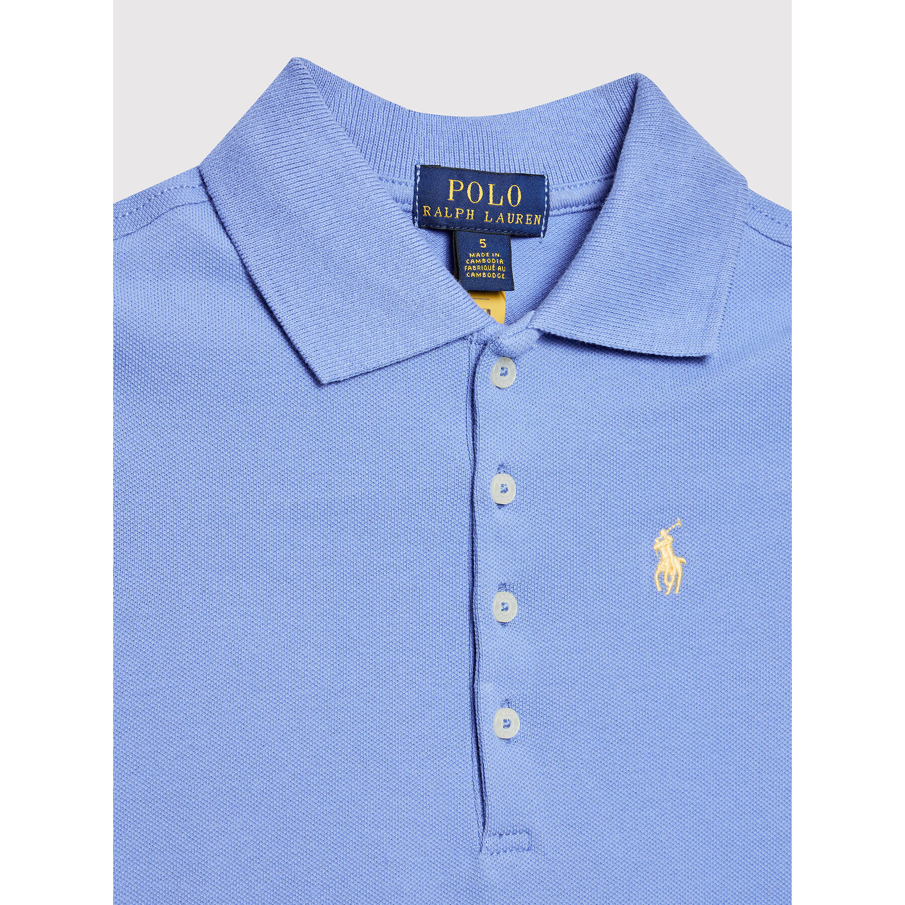 Polo Ralph Lauren Každodenné šaty 311869389001 Modrá Regular Fit - Pepit.sk