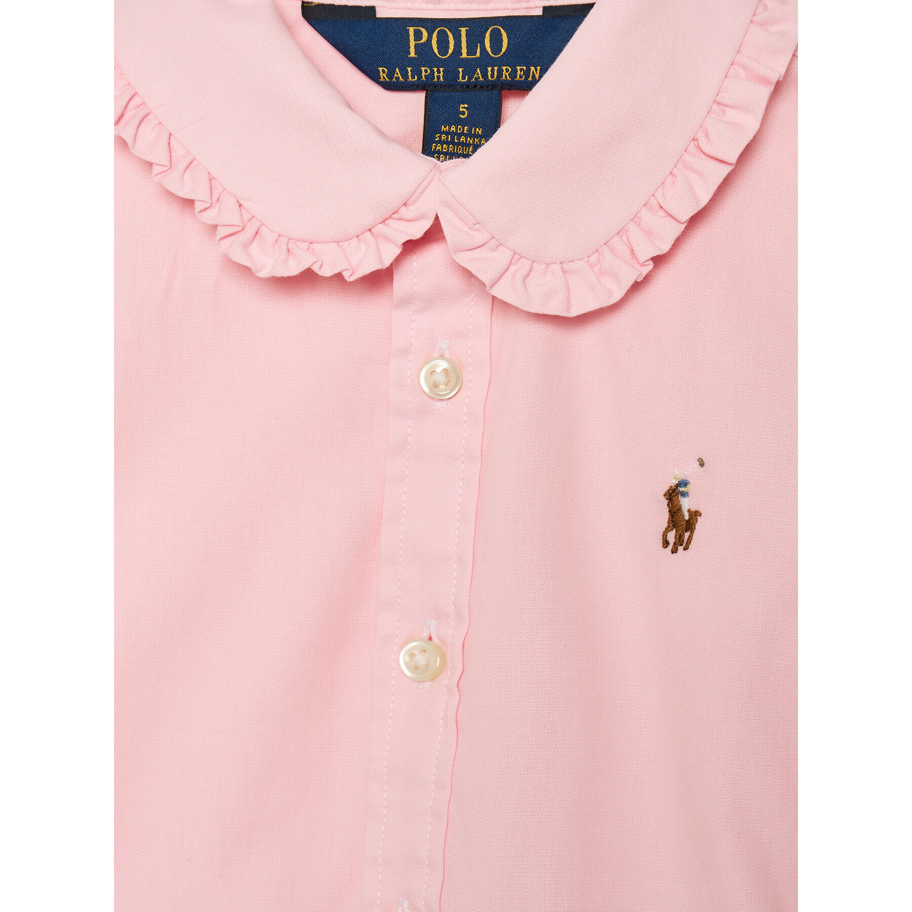 Polo Ralph Lauren Každodenné šaty 311874305001 Ružová Regular Fit - Pepit.sk