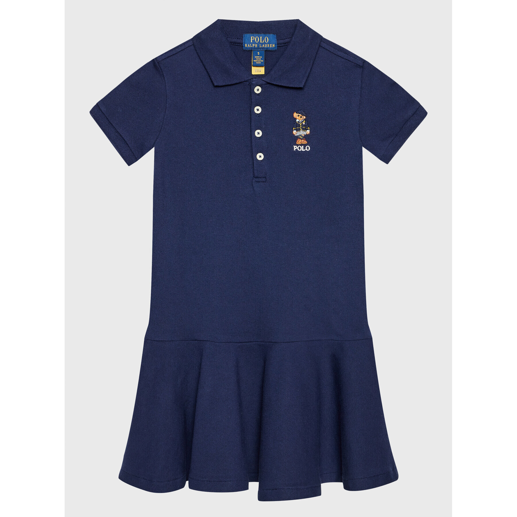 Polo Ralph Lauren Každodenné šaty 313877871001 Tmavomodrá Regular Fit - Pepit.sk