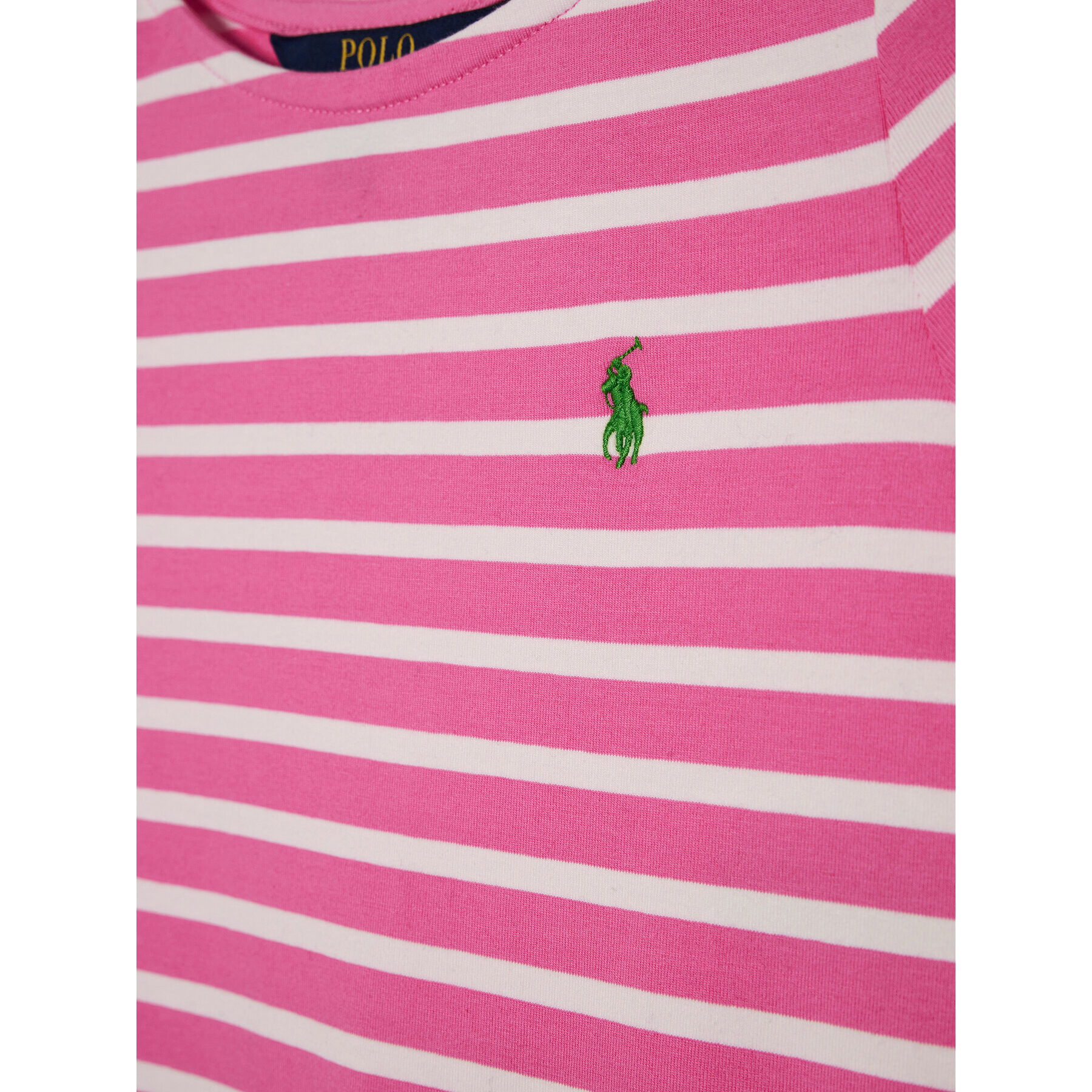 Polo Ralph Lauren Každodenné šaty Stripe Knit 311784200 Ružová Regular Fit - Pepit.sk