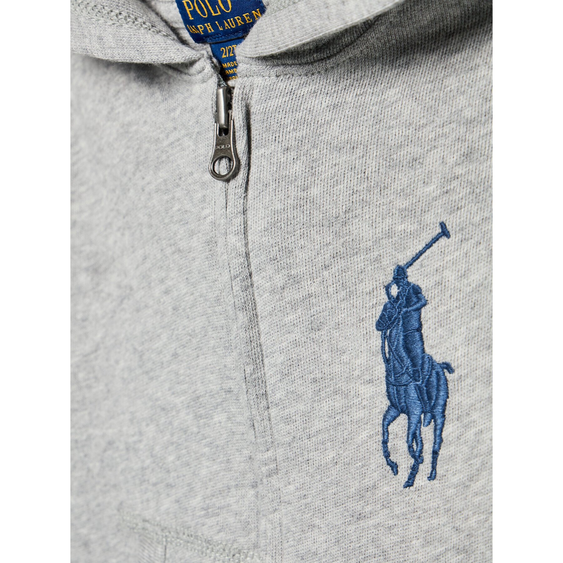 Polo Ralph Lauren Mikina 321861026007 Sivá Regular Fit - Pepit.sk