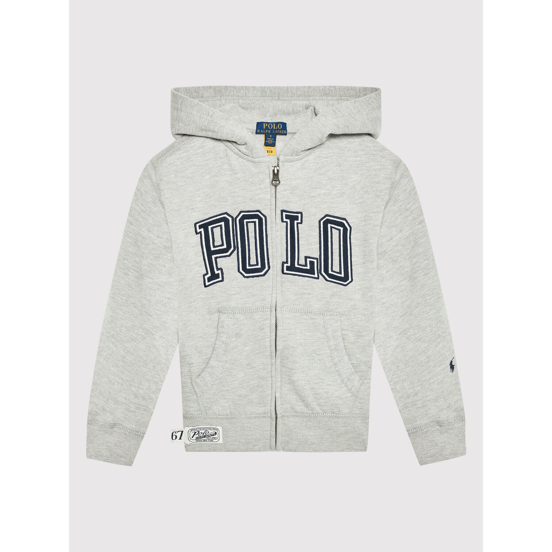 Polo Ralph Lauren Mikina 322851028001 Sivá Regular Fit - Pepit.sk