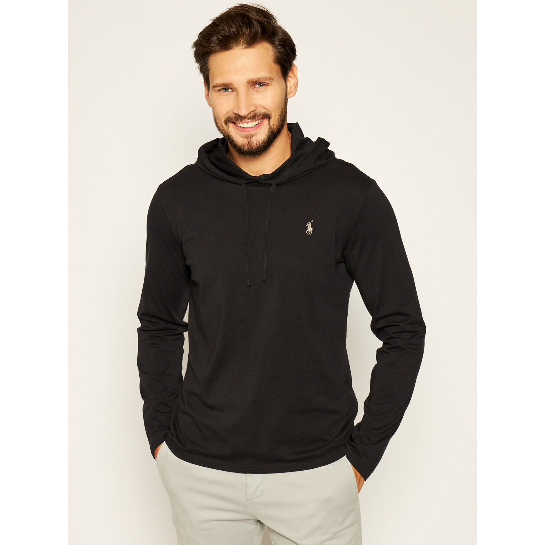 Polo Ralph Lauren Mikina 710652669014 Čierna Regular Fit - Pepit.sk